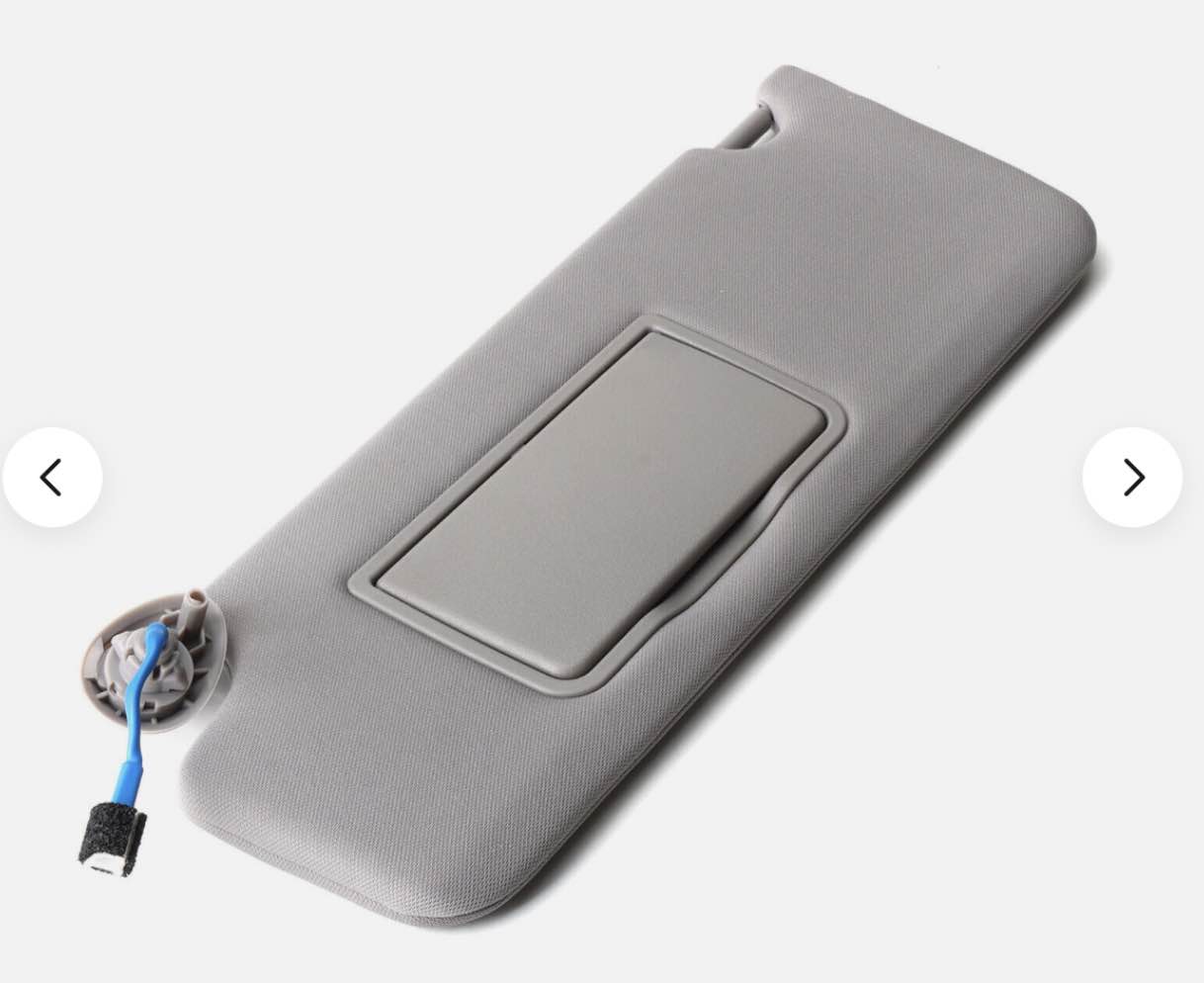 83280-TG7-A12ZB Left Sun Visor Driver Gray & Line Light For Honda Pilot 2016-22