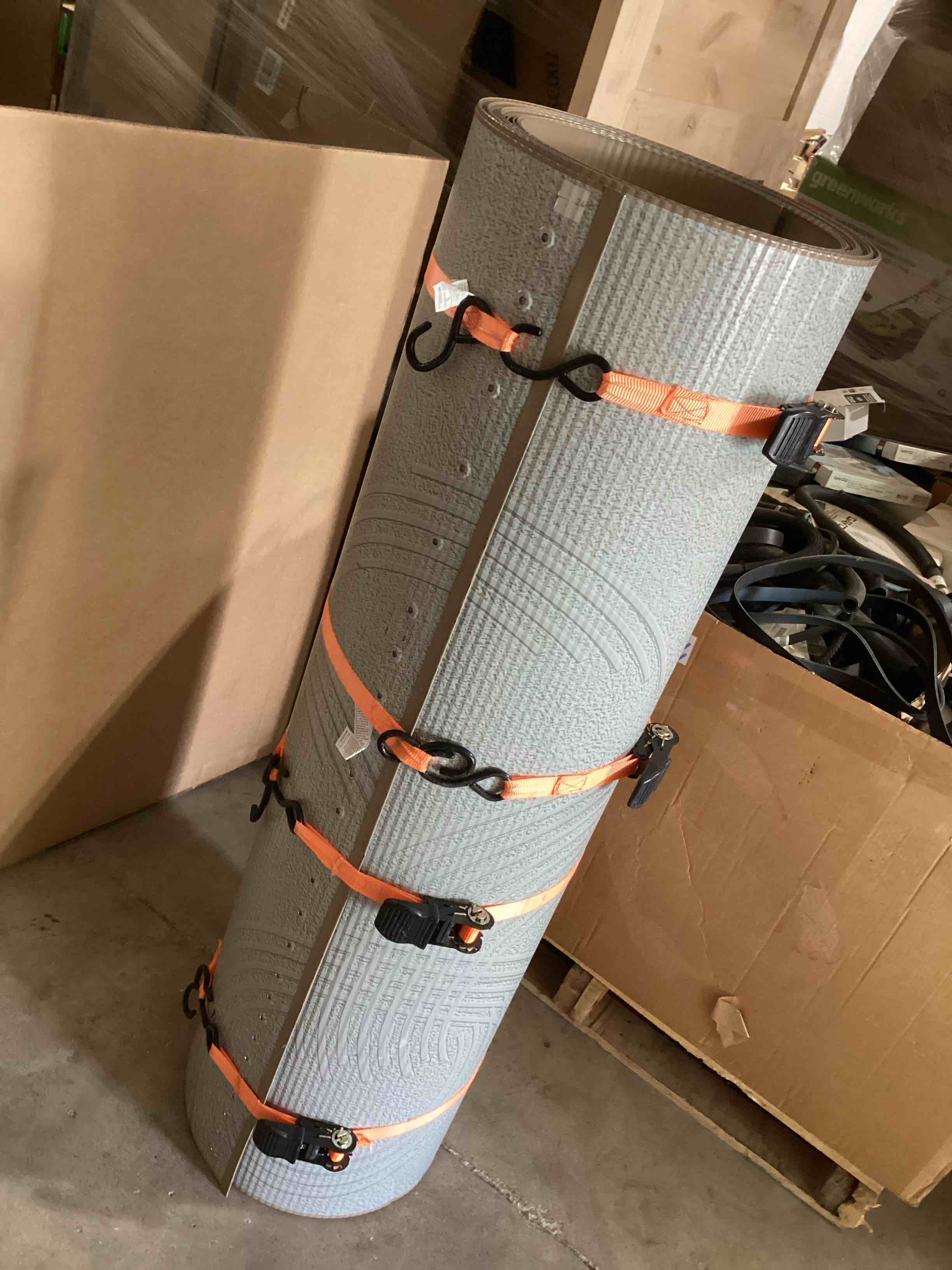 Roll Of Tan Metal Barn Siding Aprox. 30’ , 52” Wide 