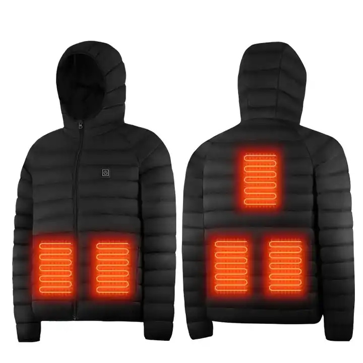 Waterproof Keep Warm Usb Heated Battery Heated Jacket Outdoor Winter Fashion Heated Coat