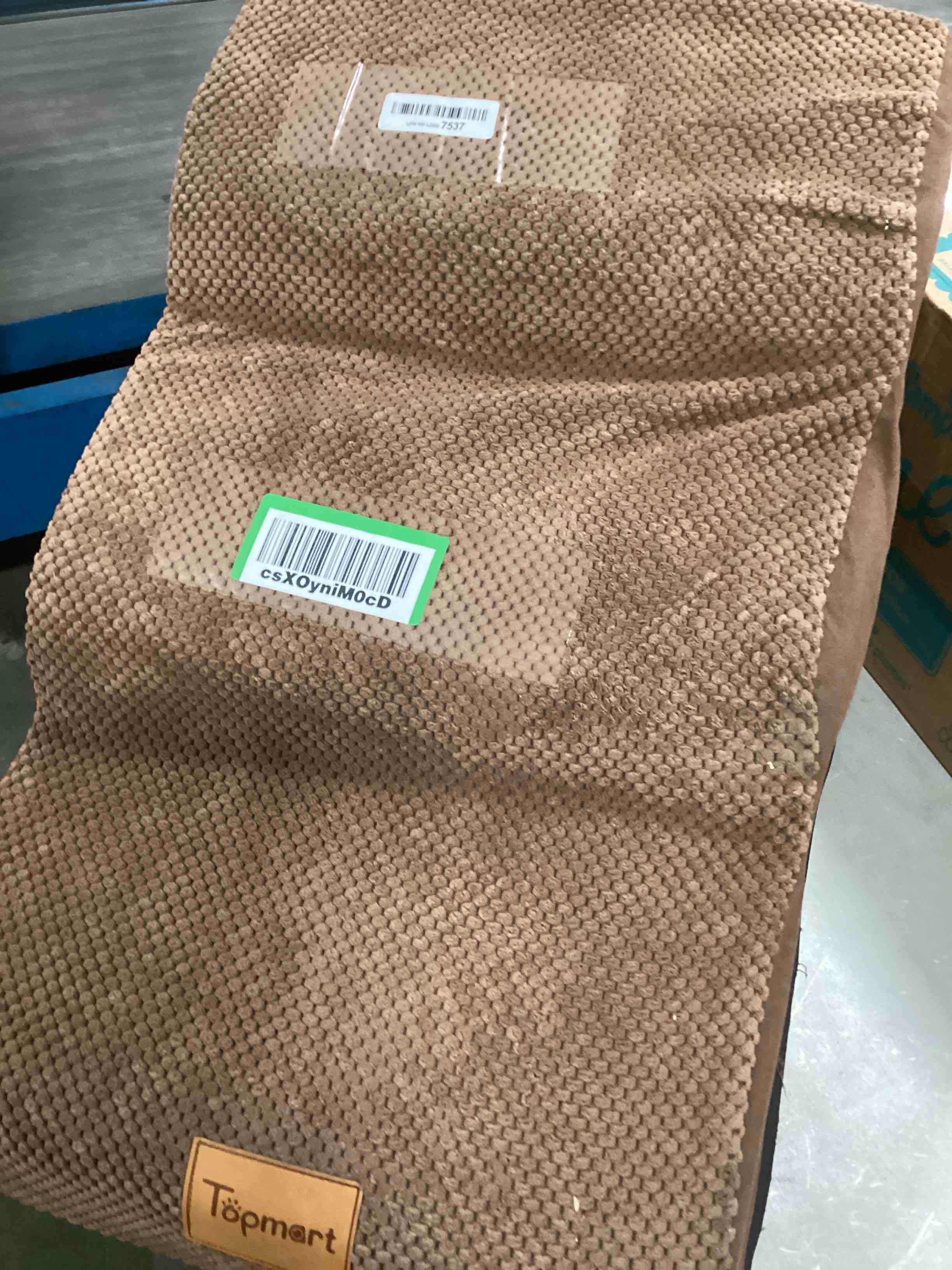 Topmart 3 Tiers Foam Dog Ramps/Steps,NonSlip Dog Steps,Extra Wide Deep