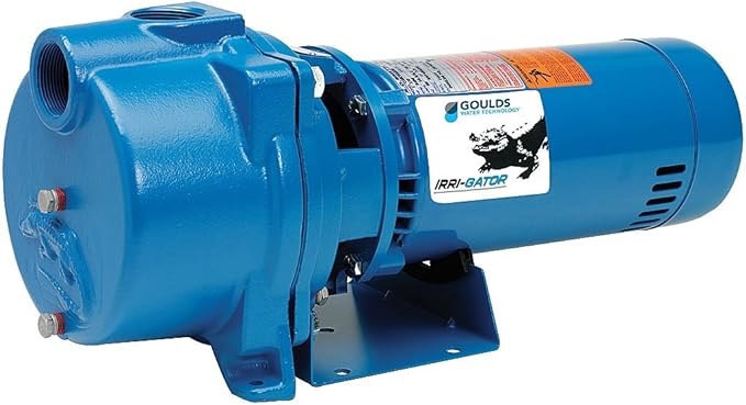 Goulds GT30 Irrigator Centrifugal Pump, 3 HP, Single Phase, 230 V, ODP Enclosure