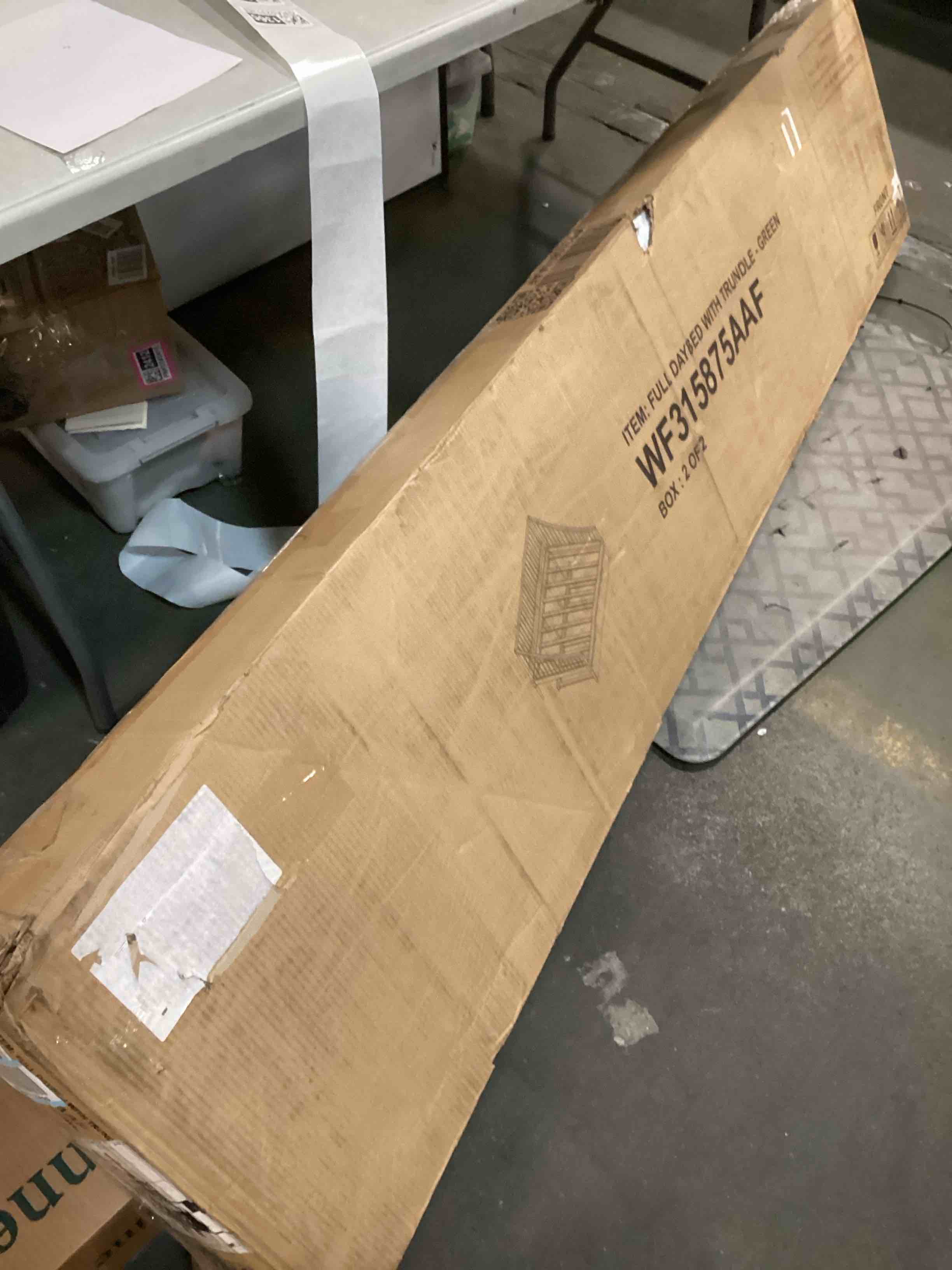 Full Size Daybed, Solid Wood Bed Frame with 2 Drawers, Fence and Added