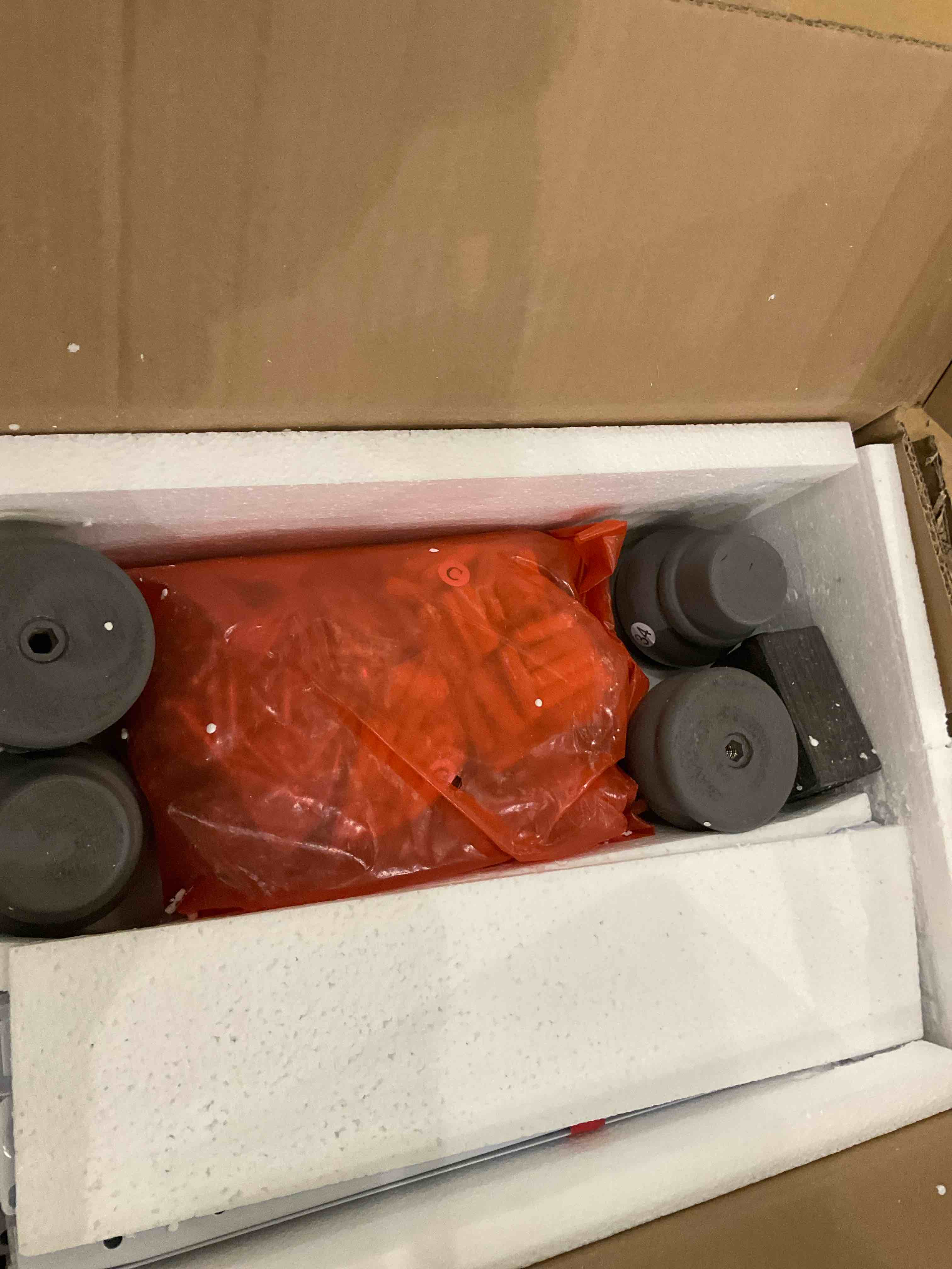 misc parts, unknown model set source, included screws, bolts, metal framing and supports 