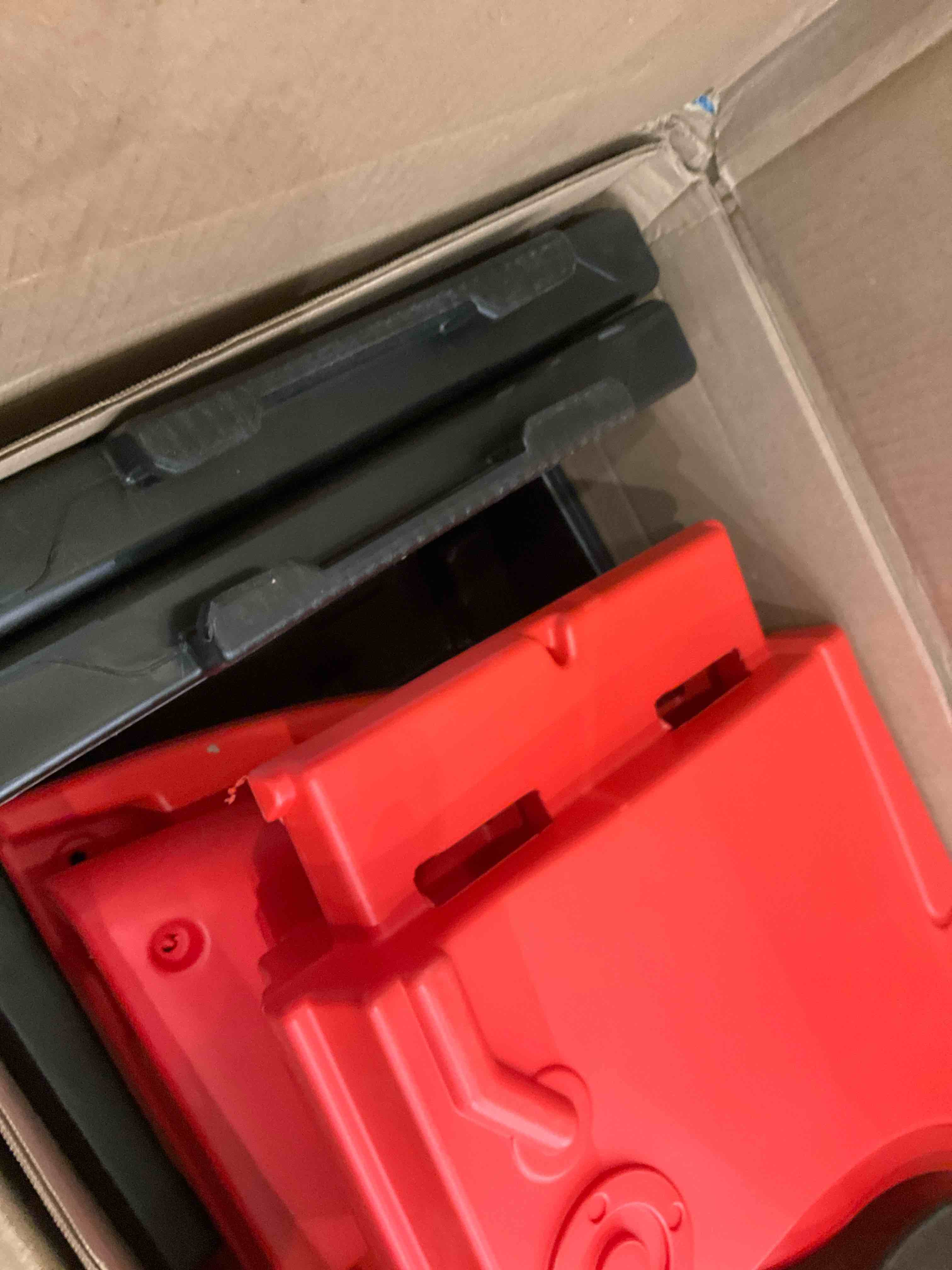 kids full sized toy bed, race car red