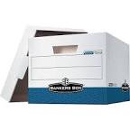 Bankers Box R-KIVE Heavy-Duty Storage Boxes, FastFod, Lift-Off Lid, Letter/Legal, Case of 12 (00724)