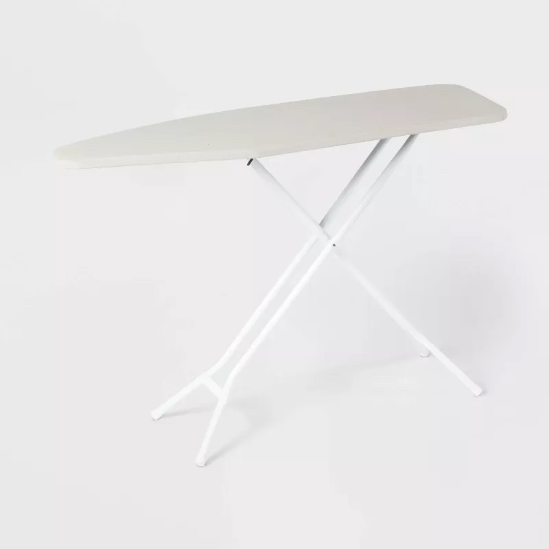 Standard Ironing Board White Metal with Creamy Chai Cover - Room Essentials™