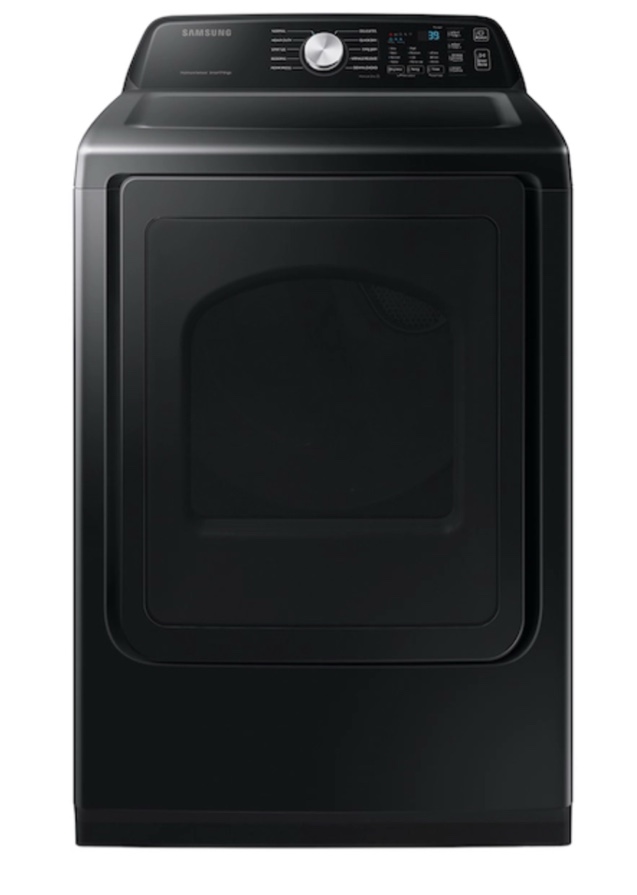 7.4 cu. ft. Smart Electric Dryer with Sensor Dry in Brushed Black