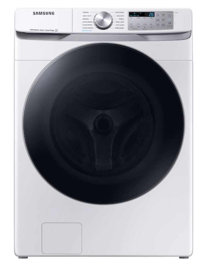 4.5 cu. ft. Large Capacity Smart Front Load Washer with Super Speed Wash - White