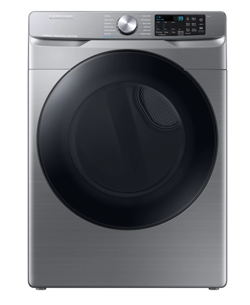 7.5 cu. ft. Smart Electric Dryer with Steam Sanitize+ in Platinum