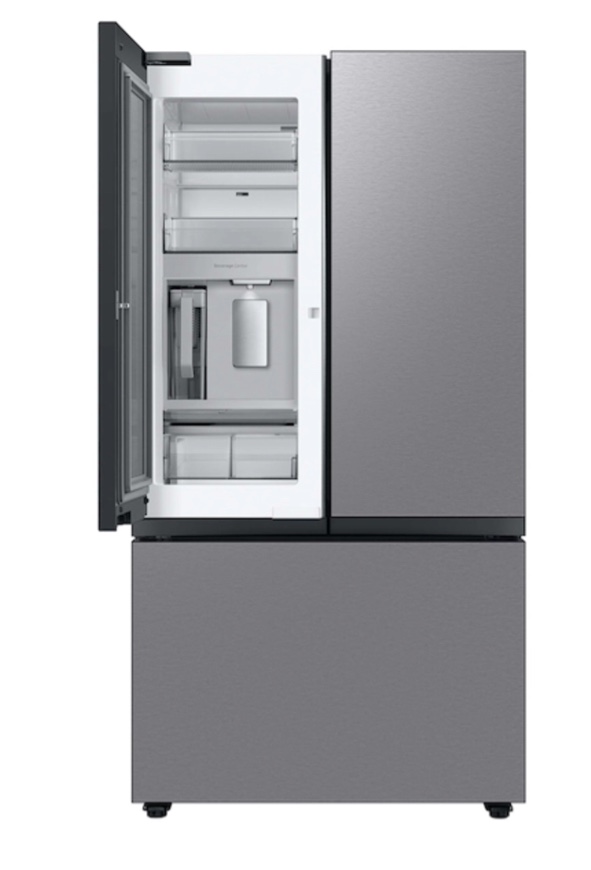 Bespoke 3-Door French Door Refrigerator (30 cu. ft.) with Beverage Center™ in Stainless Steel