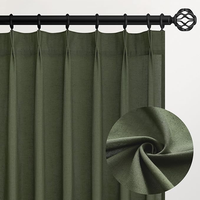 Forest Green Curtain