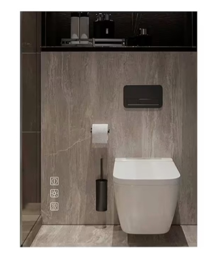 24 in. W x 32 in. H Rectangular Aluminum Framed LED Wall Mount Anti-Fog Dimmable Bathroom Vanity Mirror