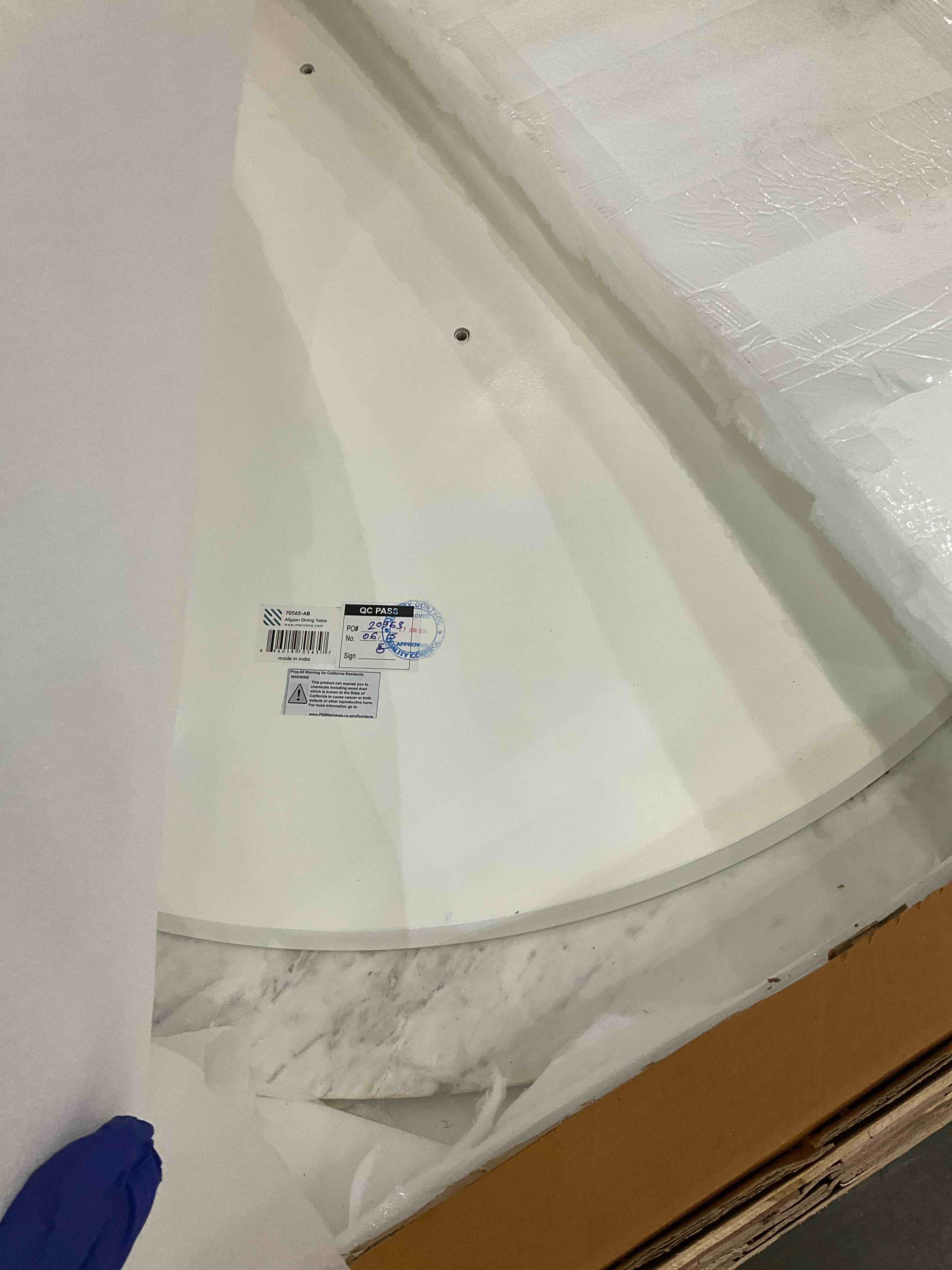 Mellonia Genuine Marble Pedestal 