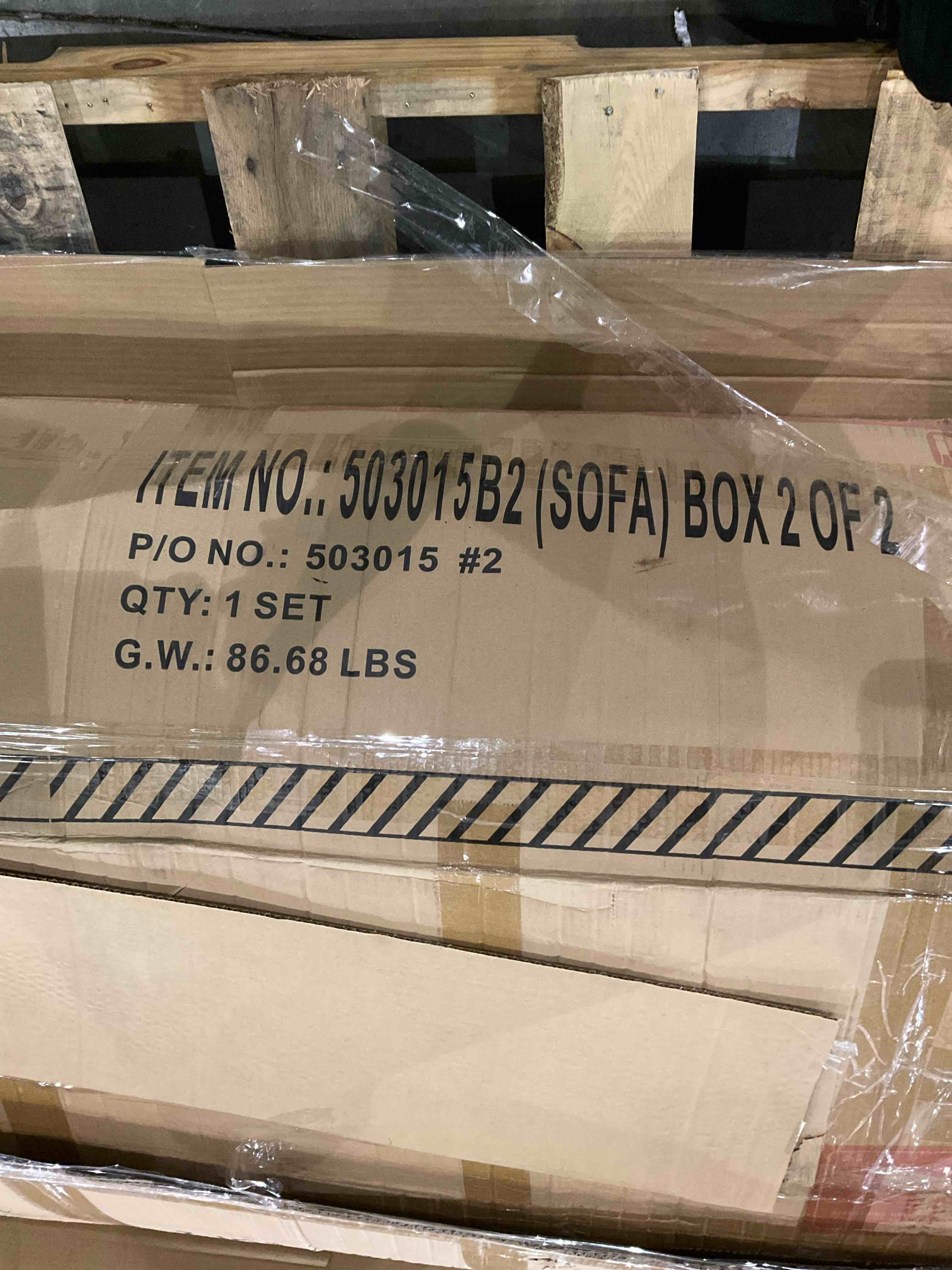 dark brow/black sofa