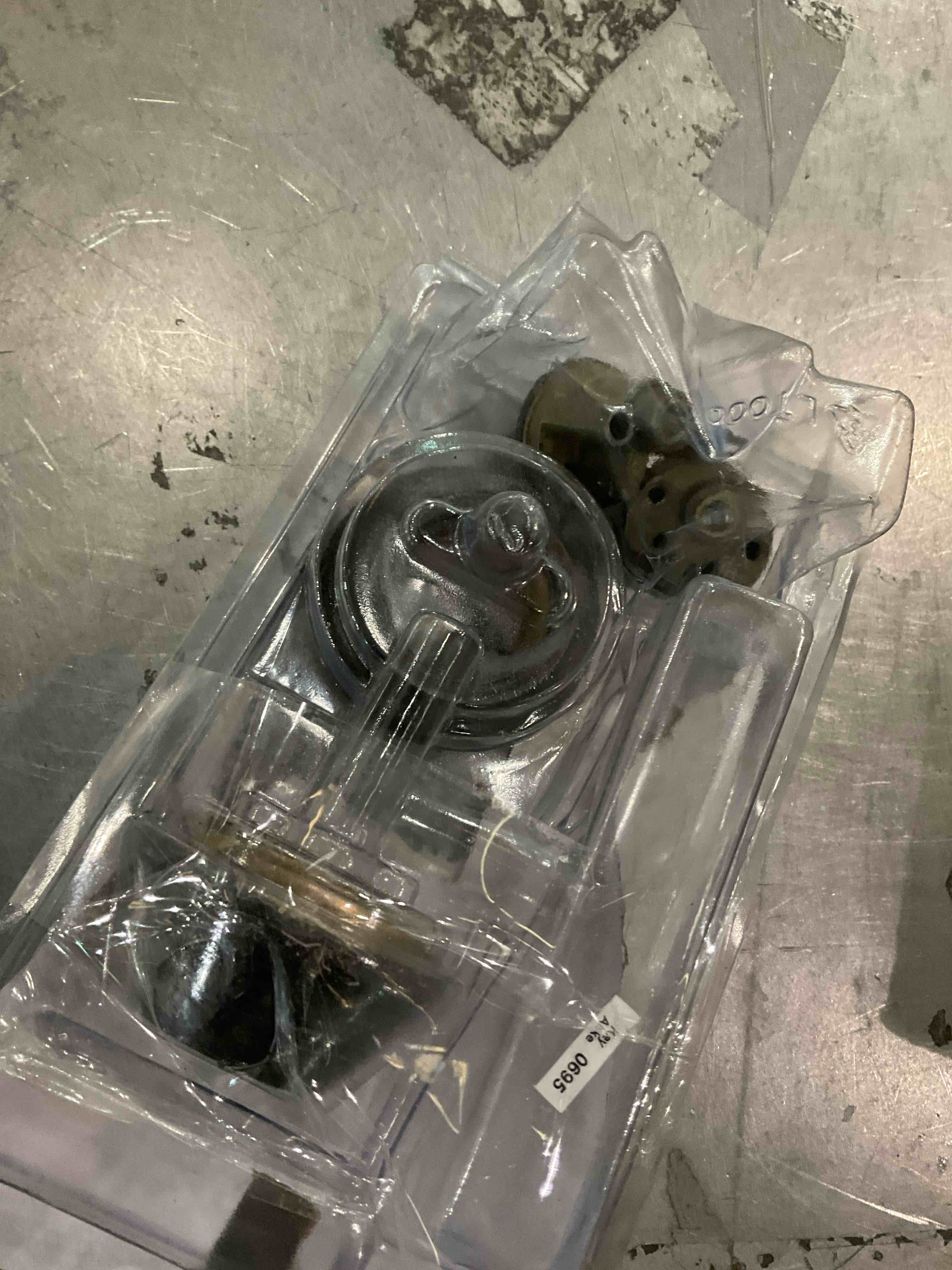 Condition photo showing As Is for deadbolt