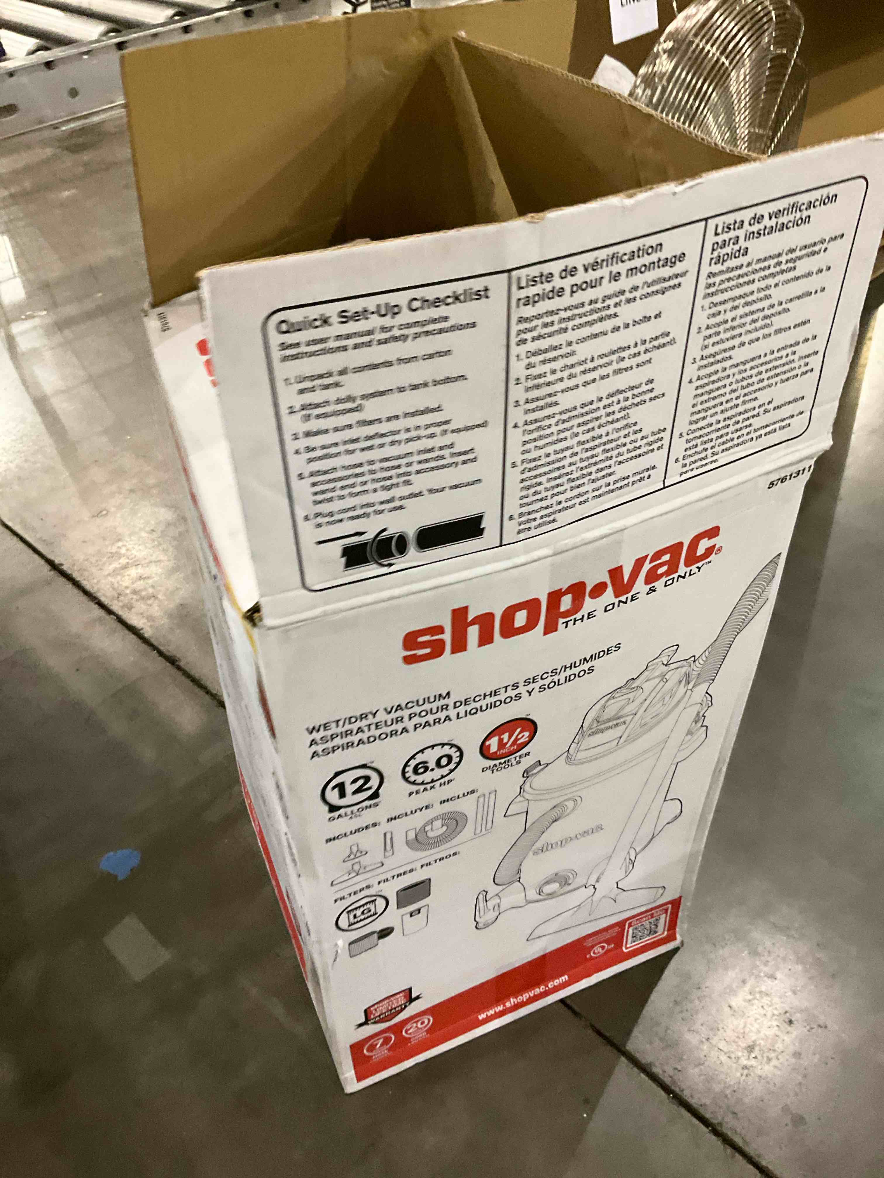 Shop-Vac 2021005 1 Gallon Micro Wet/Dry Vacuum, 1.0 Peak HP, 1.25 Inch Diameter x 4 Foot Hose, 6 Food Cord, Lightweight And Portable, Quick Wet/Dry Pickup