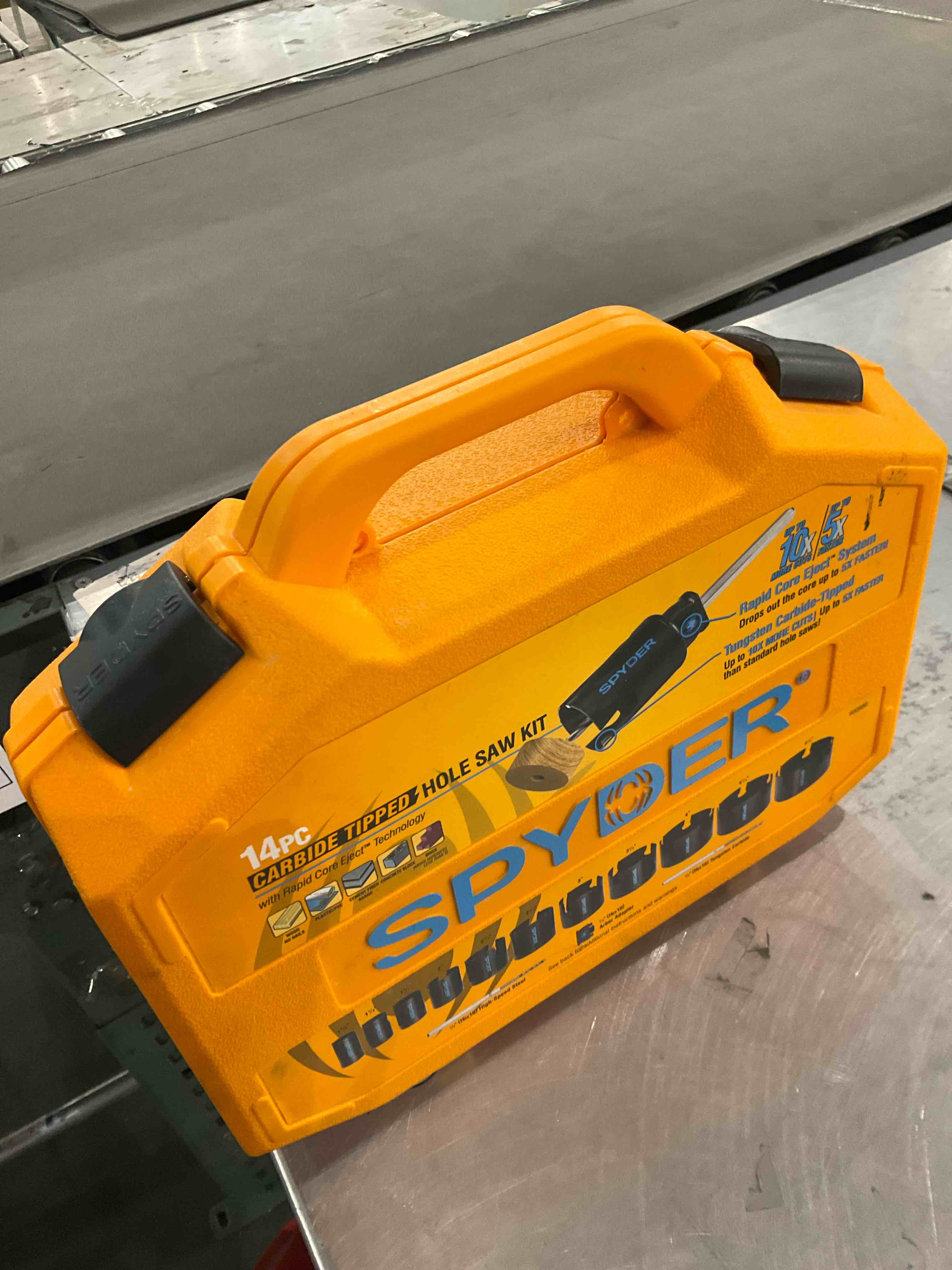 Spyder 9-Piece 1-in Carbide-Tipped Non-Arbored Hole Saw Kit Set (600925)