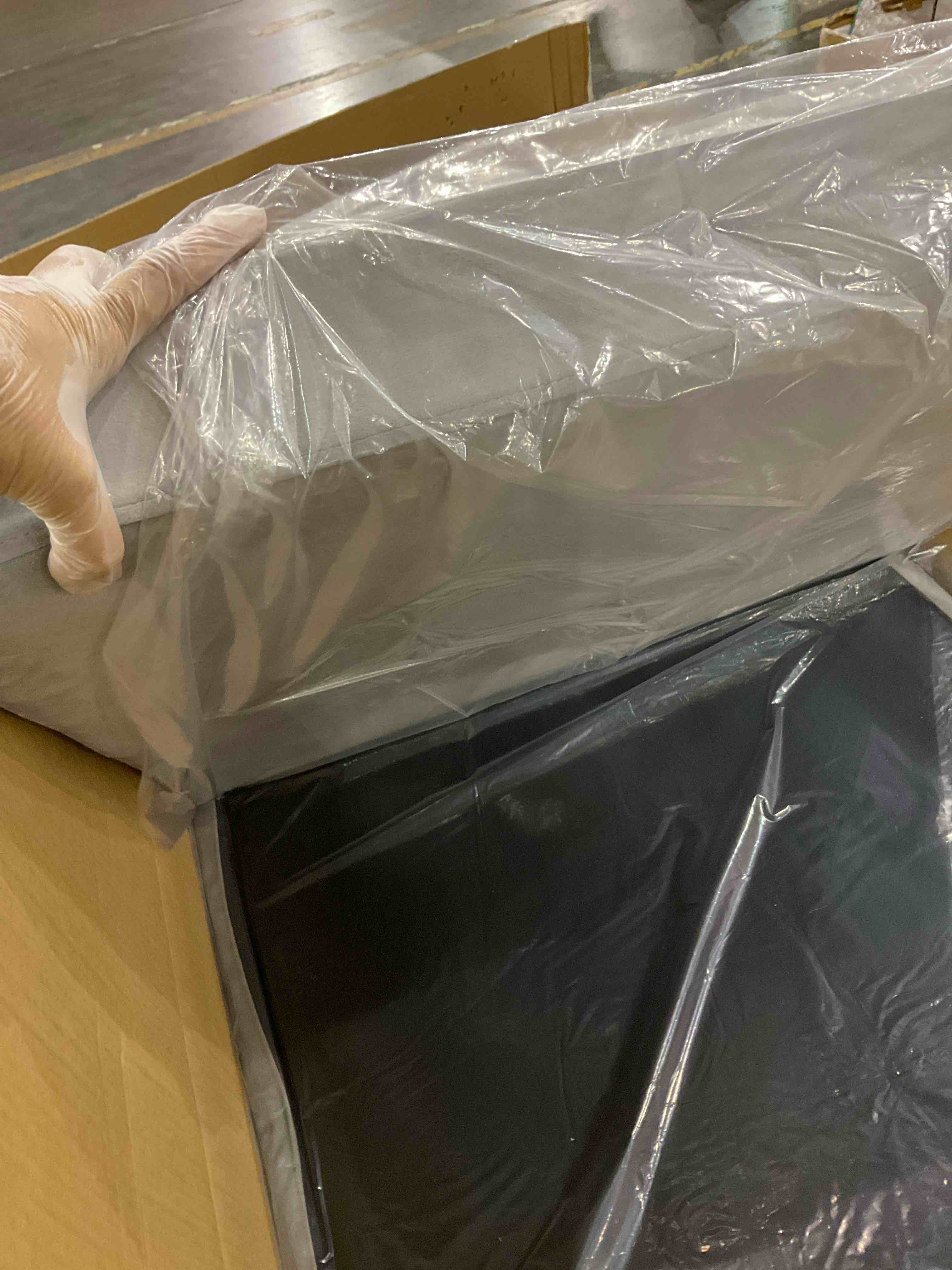 PPorfamilia 130'' Modular L-Shaped Sectional Sofa Set, 4 Seat Comfort Sectional Couches for Living Room with Removable Ottoman, Customizable DIY Combination