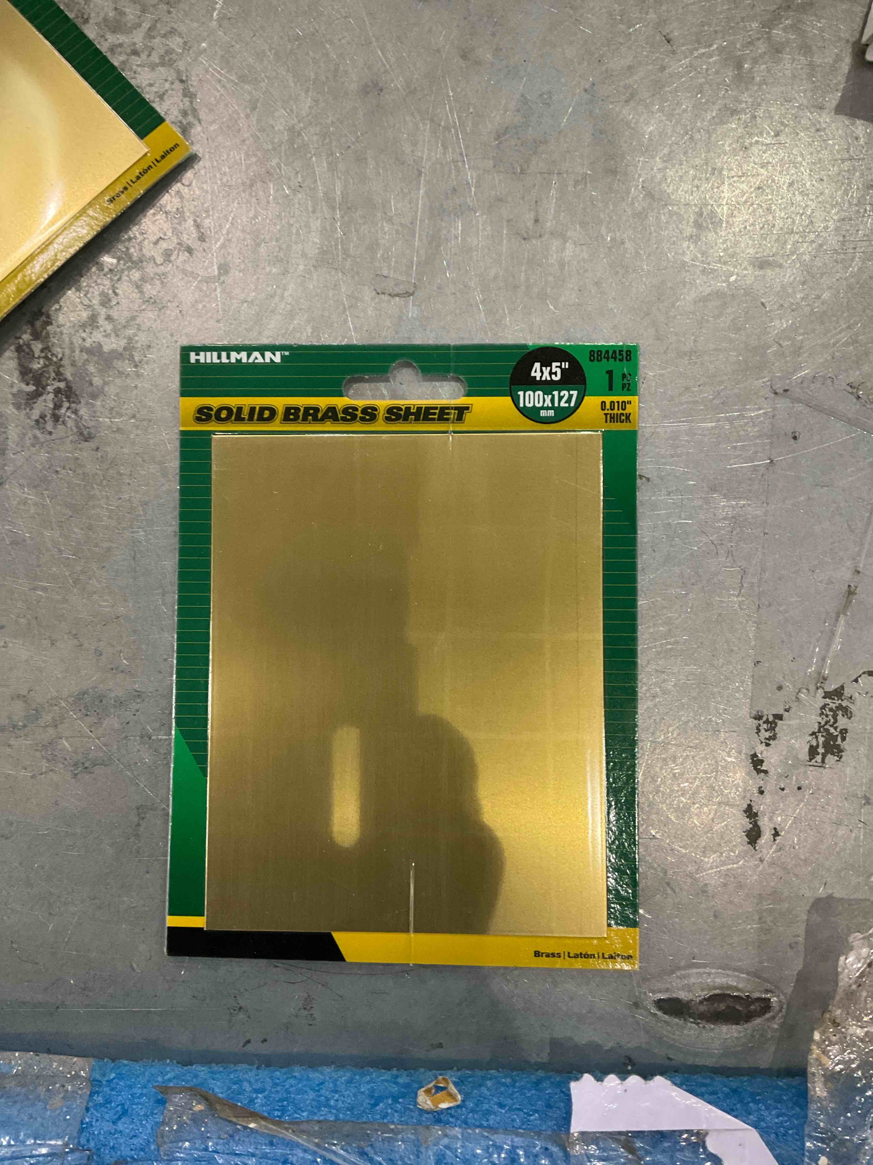 soild brass sheet 