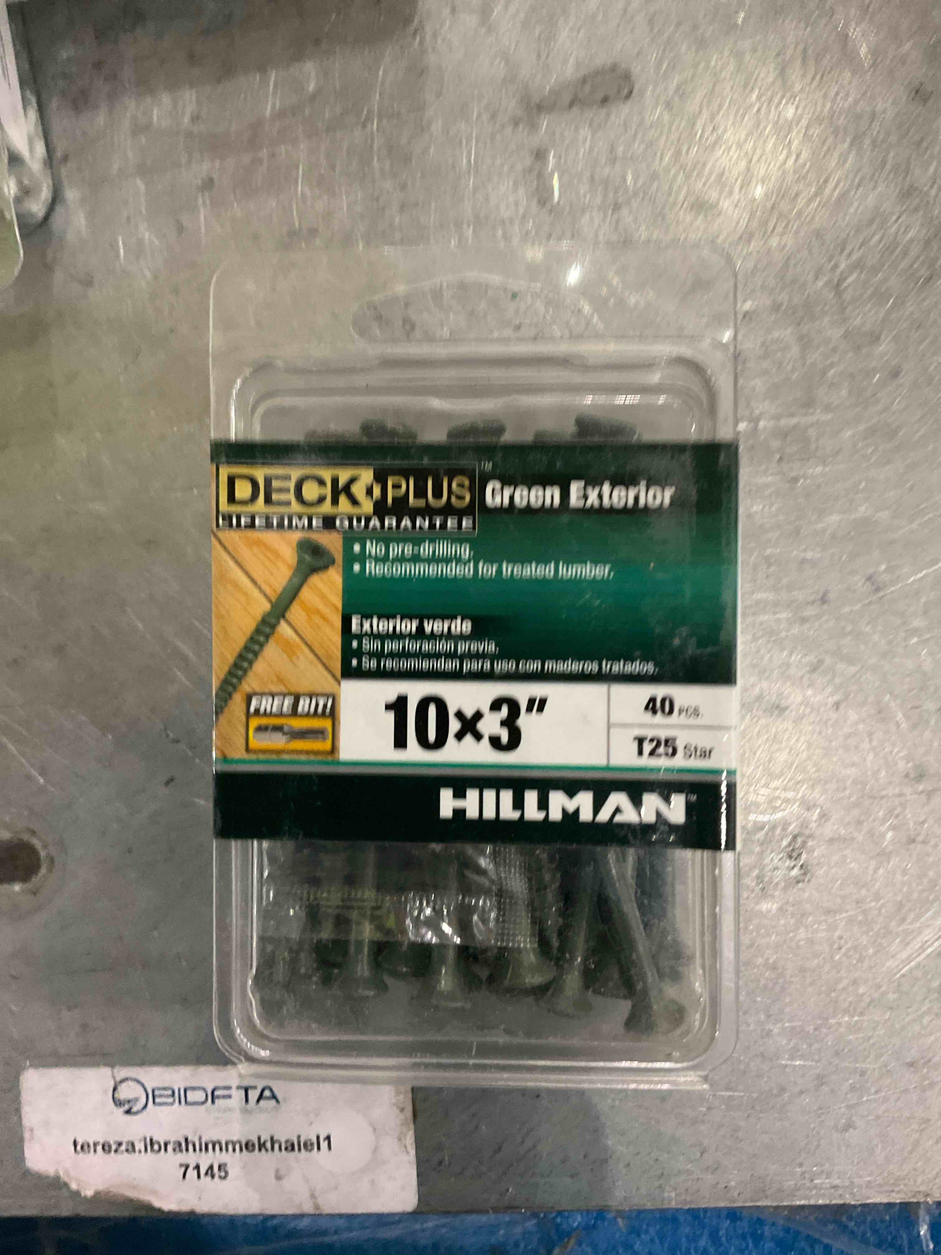 Deck Plus Green Deck Screws 10x3
