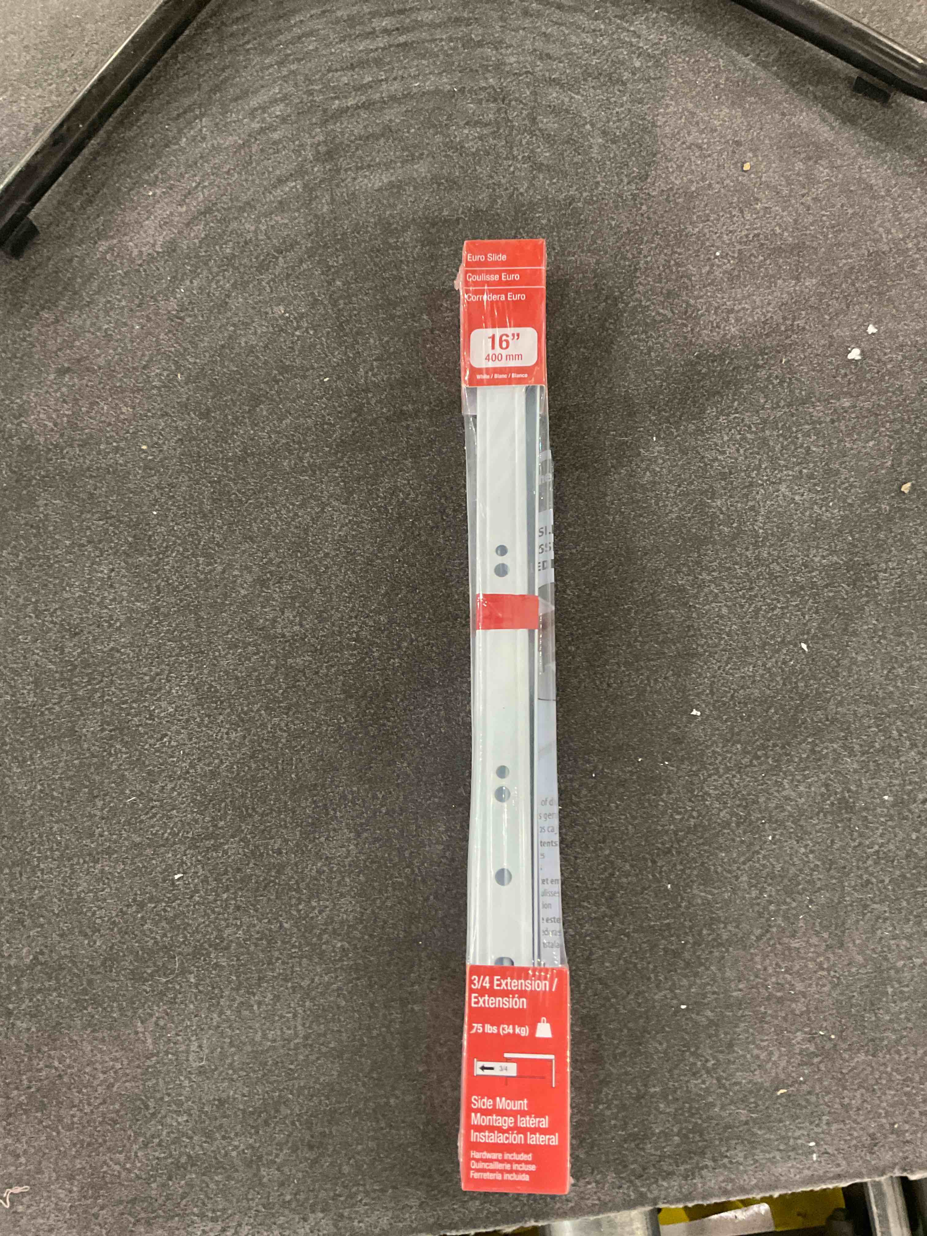 Richelieu Euro Slide 16 Side Mount Drawer Slide