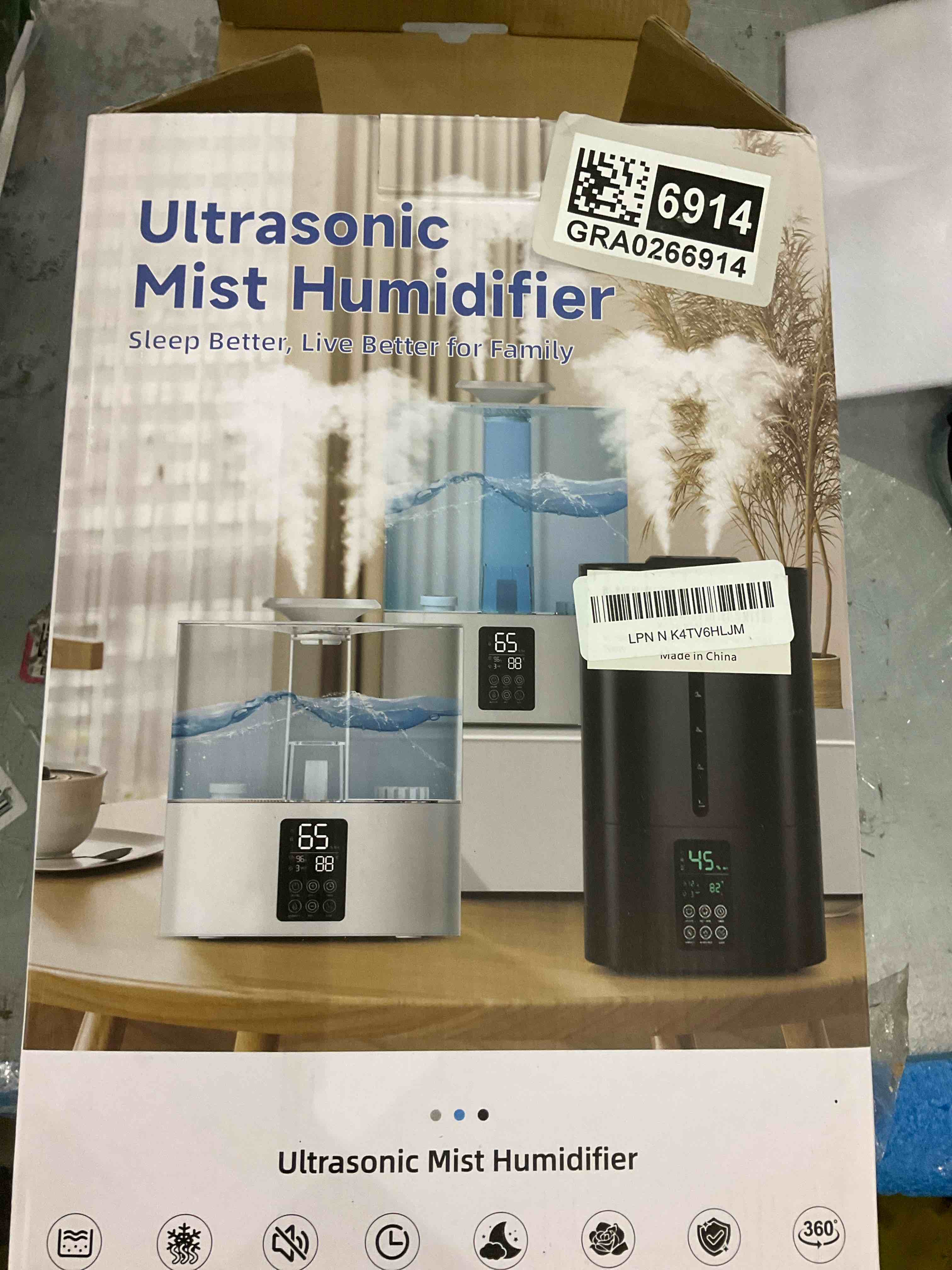 ultrasonic mist humidifier 