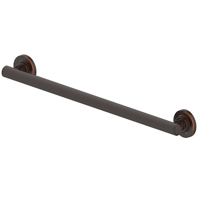allen + roth Townley 24-in Oil Rubbed Bronze Wall Mount ADA Compliant Grab Bar (500-l