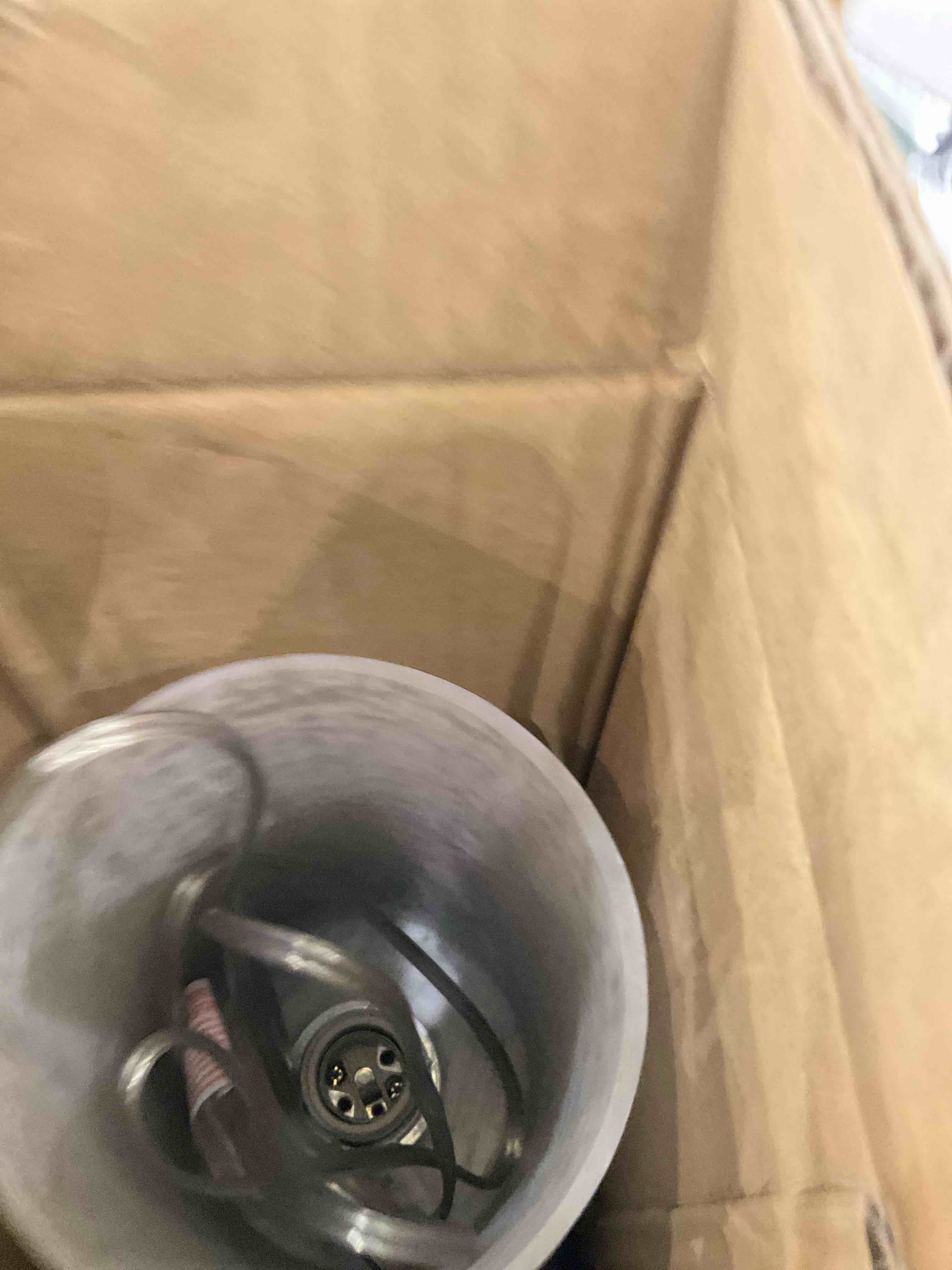 NEW Allen & Roth 10" Brushed Nickel Touch Accent Lamp Model 1233067 