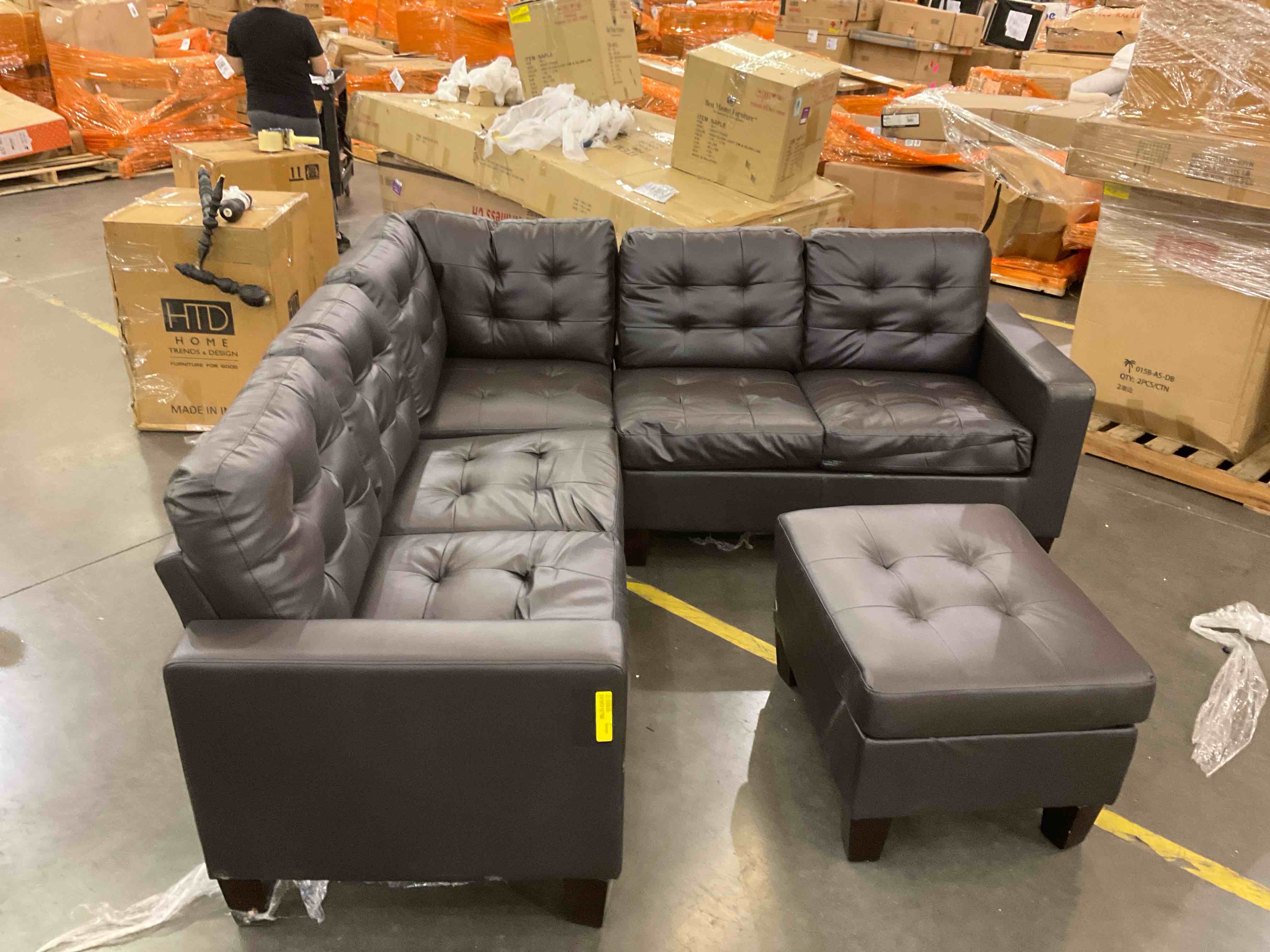 dark chocolate sectional 