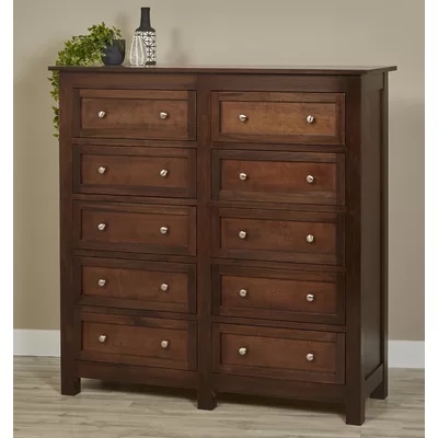 Darby home co.bulter 10 drawer dresser dark brown 