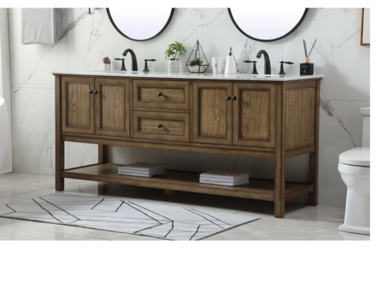 letourneau 72 w x 22 d x 34 h double bathroom vanity 
