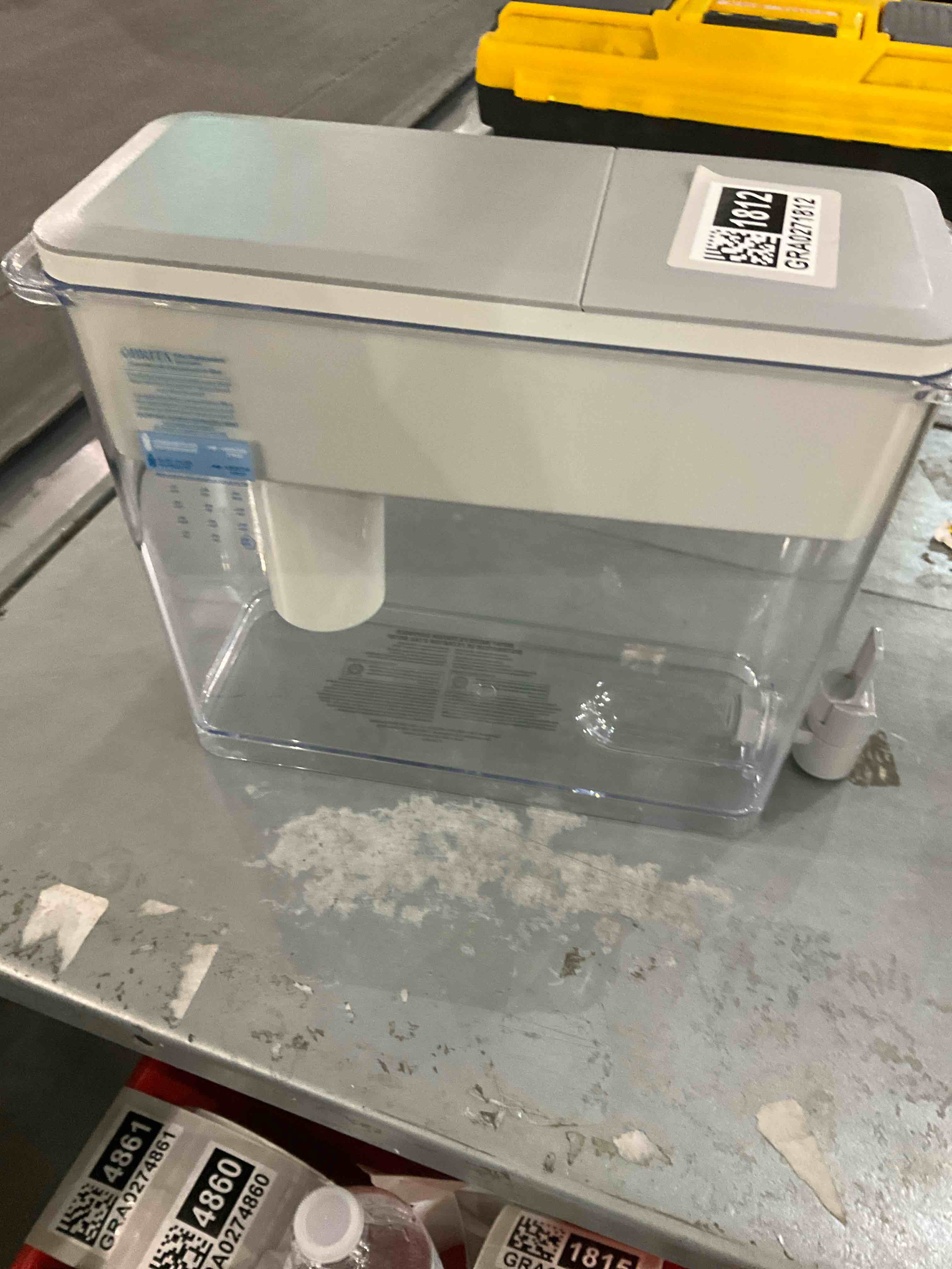 Brita UltraMax Large Water Dispenser With Standard Filter, BPA-Free, Replaces 1,800 Plastic Water Bottles a Year, Lasts Two Months or 40 Gallons, Includes 1 Filter, Kitchen Accessories, Large - 27-Cup