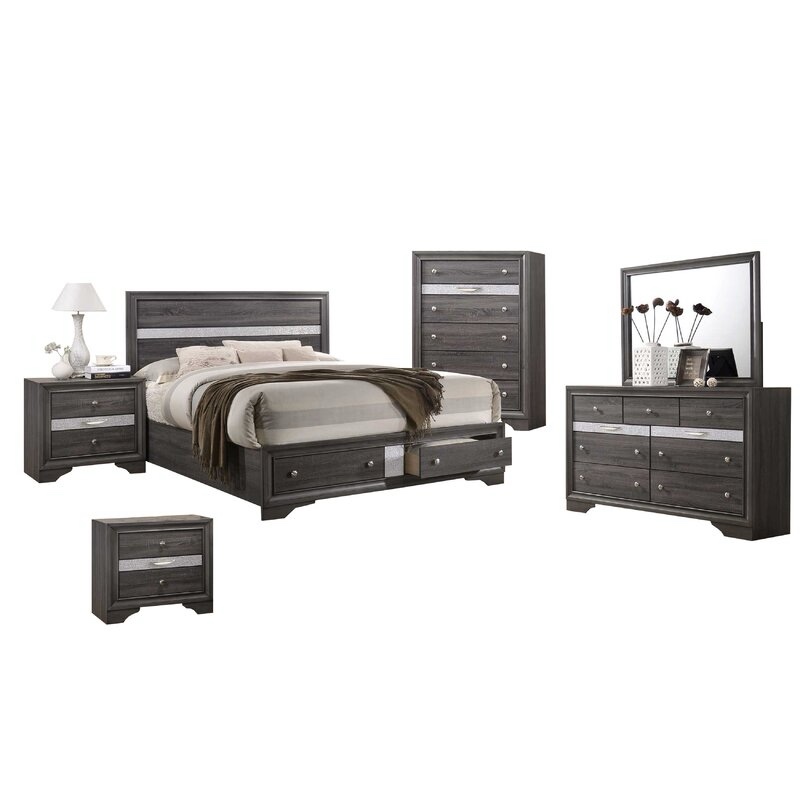 amidon standard 6 piece bedroom set