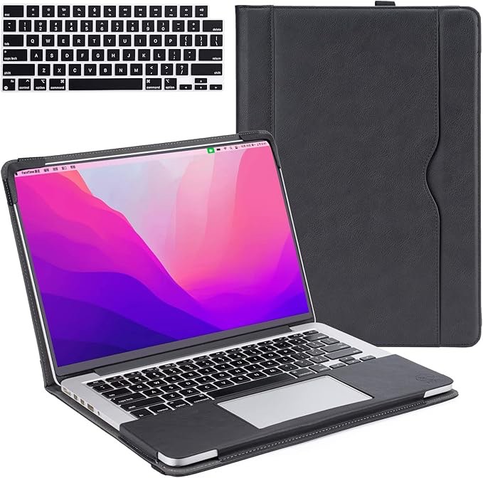 Laptop Sleeve Protective Folio Book Cover with Keyboard Cover