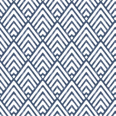 Origin 21 30.75-sq ft Blue Vinyl Geometric Self-adhesive Peel and Stick Wallpaper