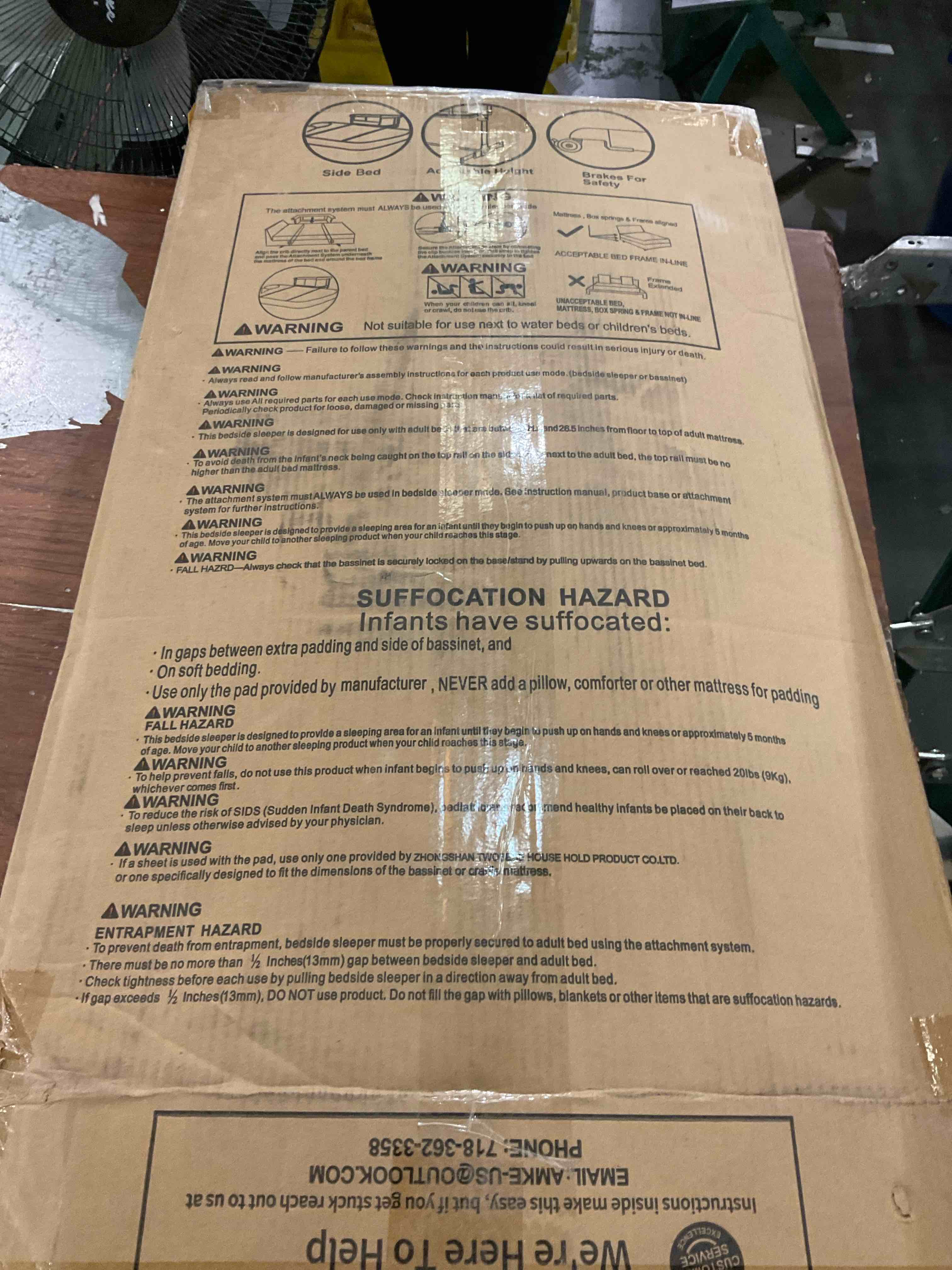 AMKE Baby Bassinets,All mesh Crib Portable for Safe Co-Sleeping,Adjustable Bedside Sleeper,Baby Bed for Infant Newborn