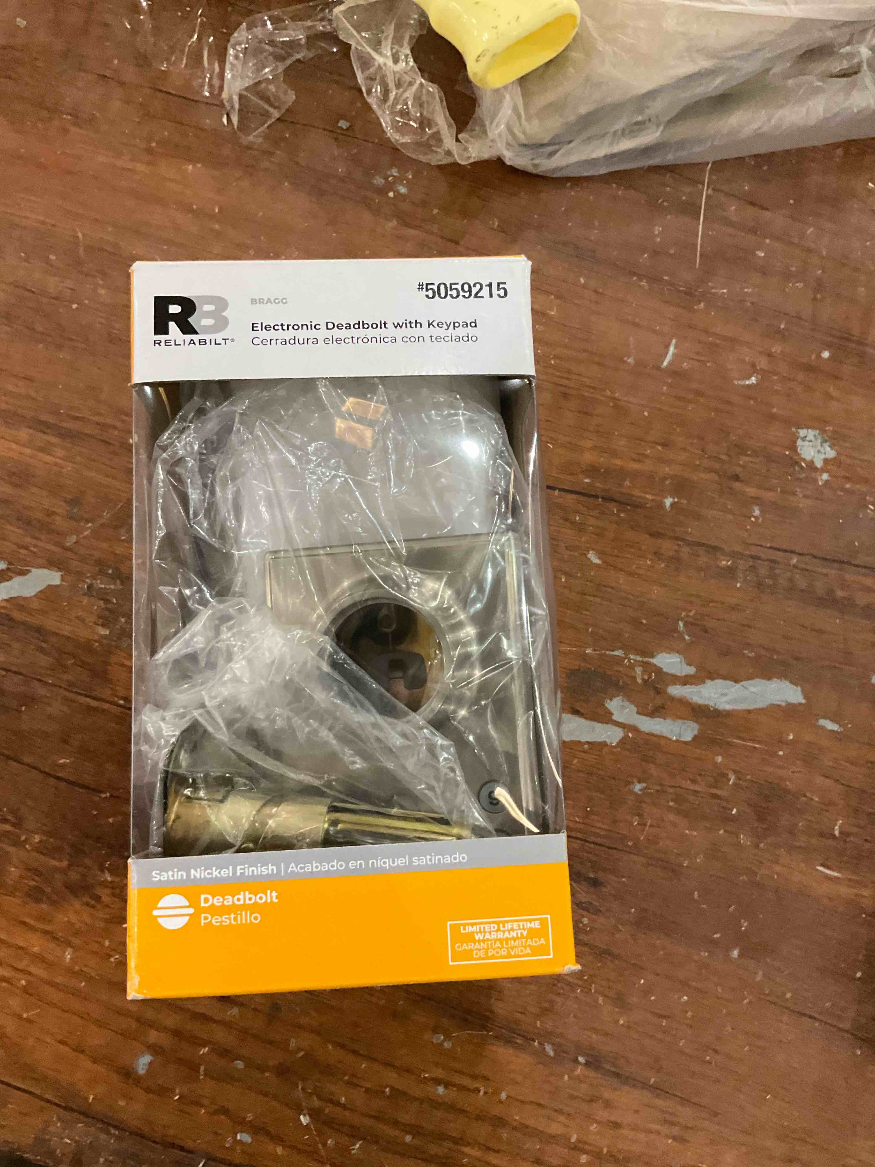 RELIABILT Bragg Satin Nickel Electronic Deadbolt with Keypad