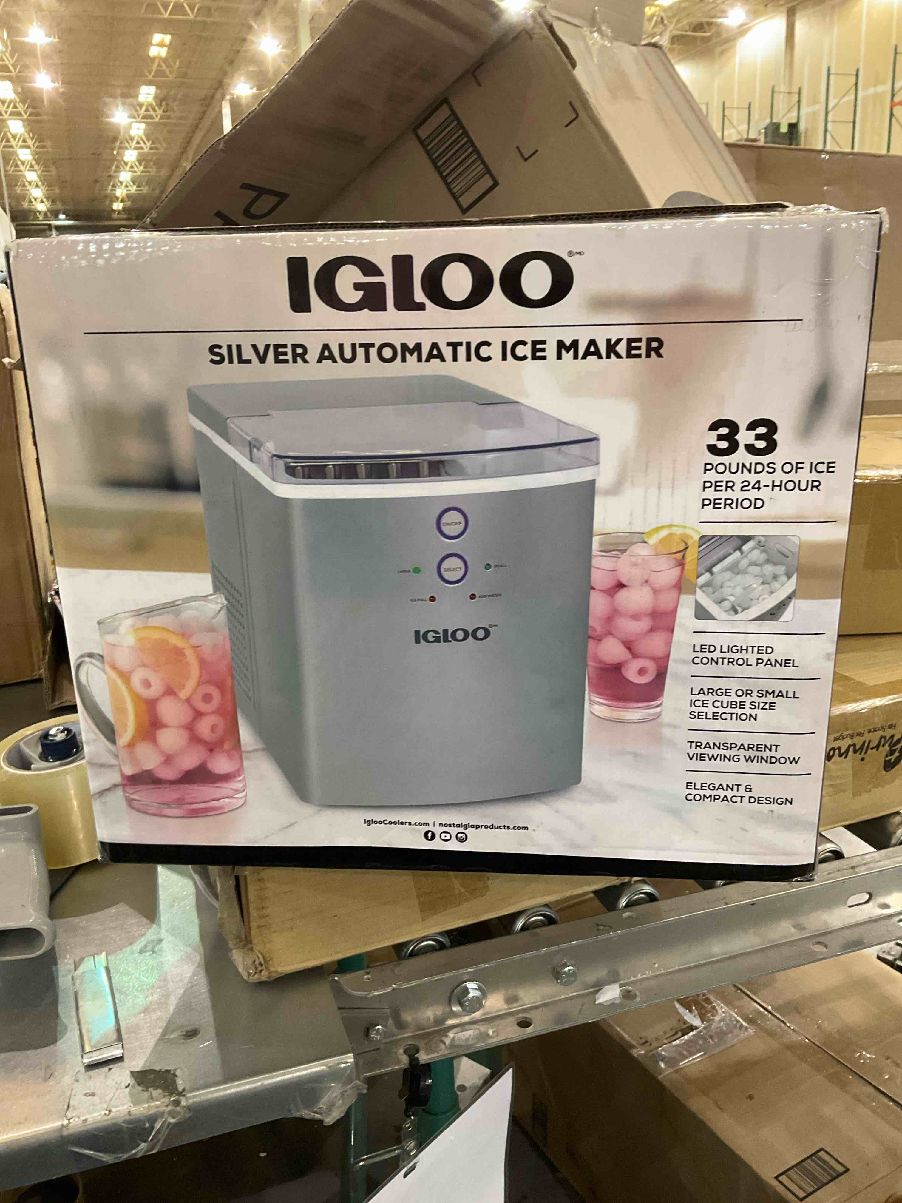 Igloo Electric Countertop Ice Maker Machine Automatic and Portable