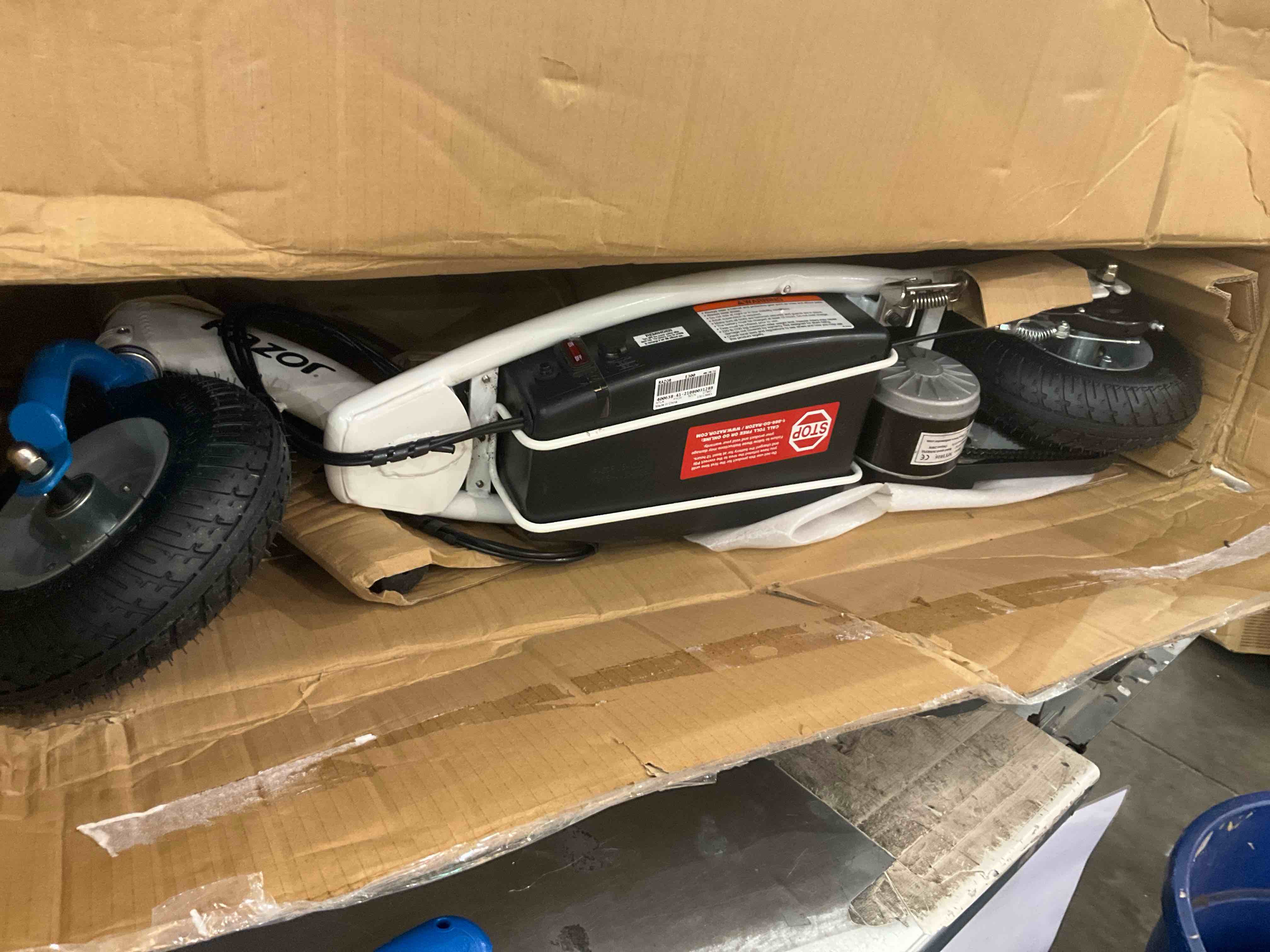 Razor E300 Electric Scooter for Kids Ages 13+ 9" Pneumatic Tires, Up
