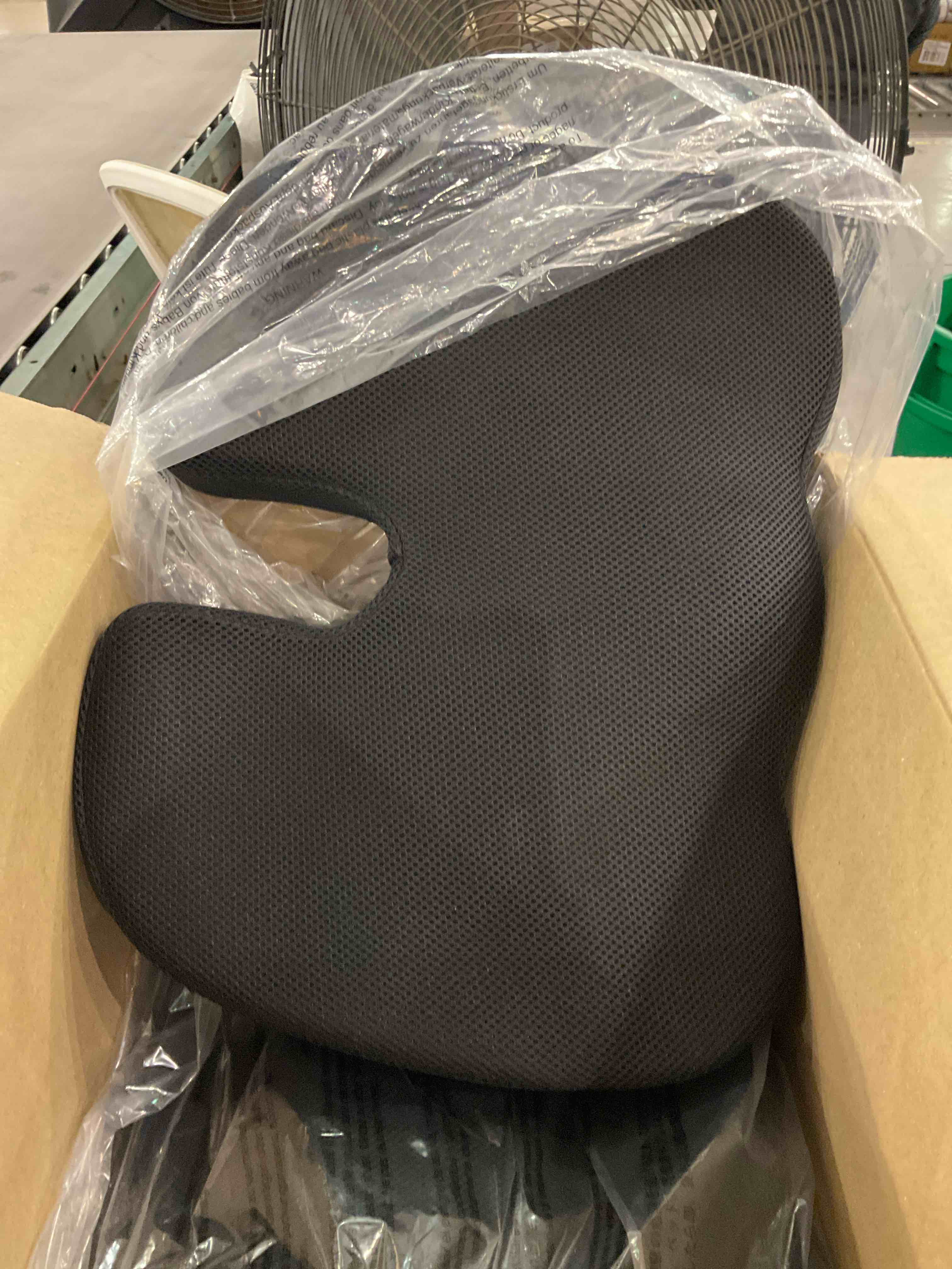 Amazon Basics Seat Cushion & Lumbar Support, Memory Foam, Black, 2Pack