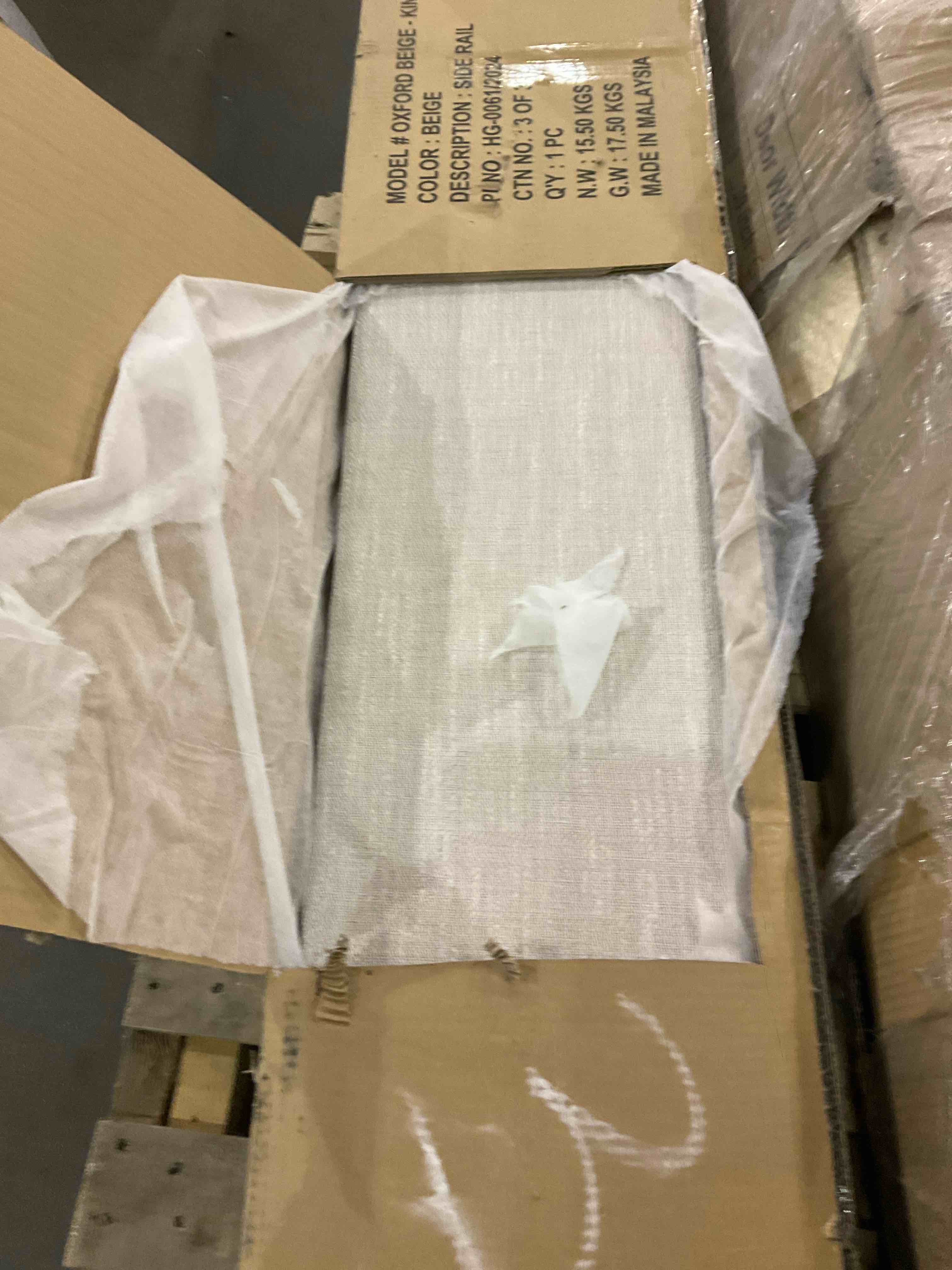oxford beige king side rails