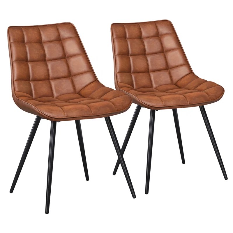 Isamari Upholstered Side Chair in Brown