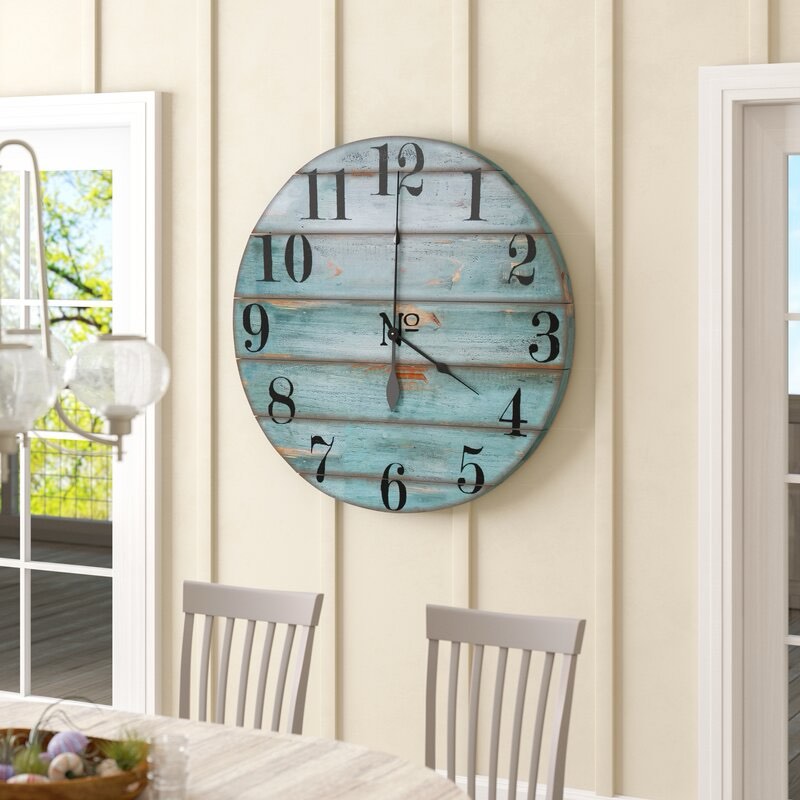 Bourland Farmhouse Wall Clock