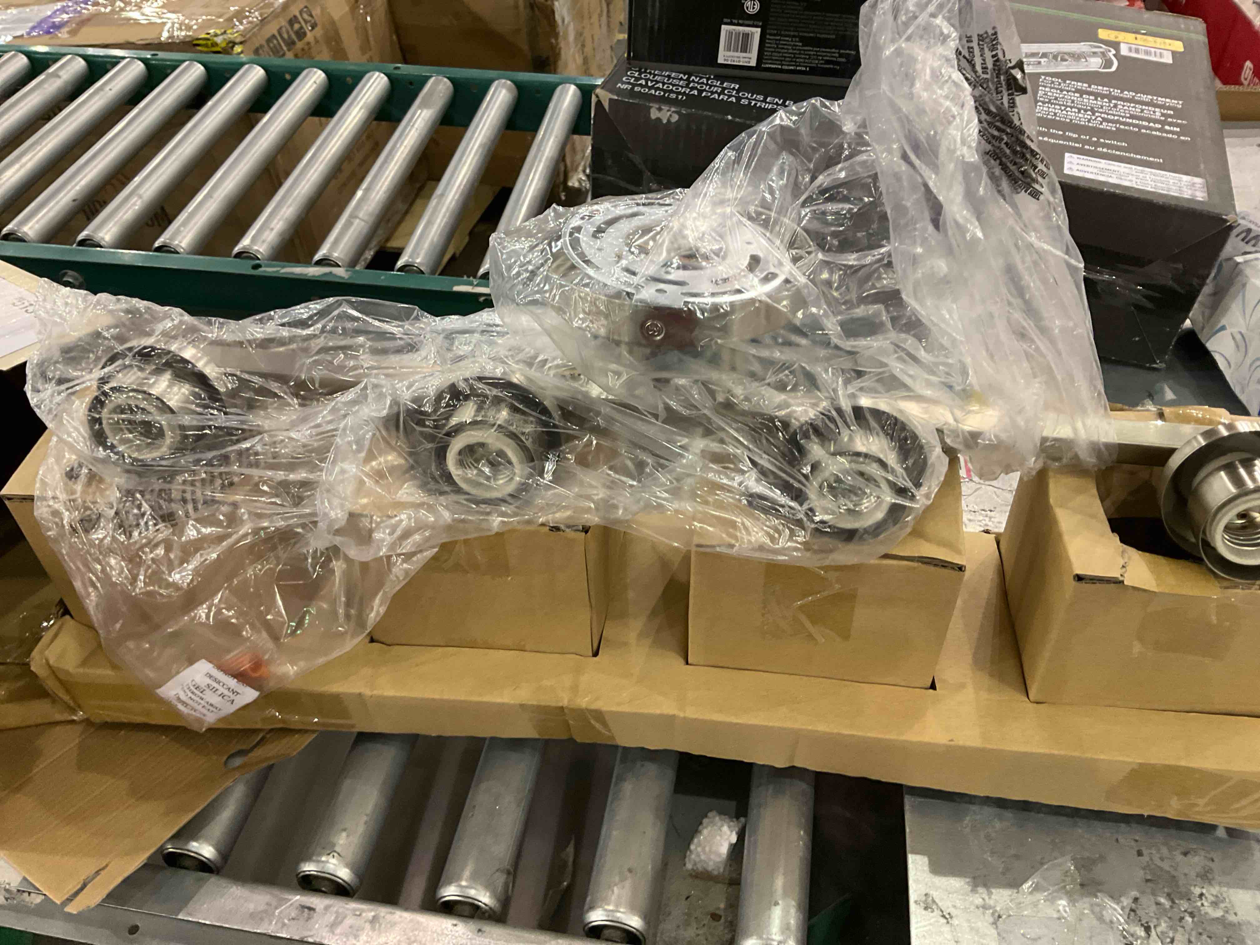 allen + roth. 4-Light Vanity Light Brushed Nickel Finish Clear Glass Shades