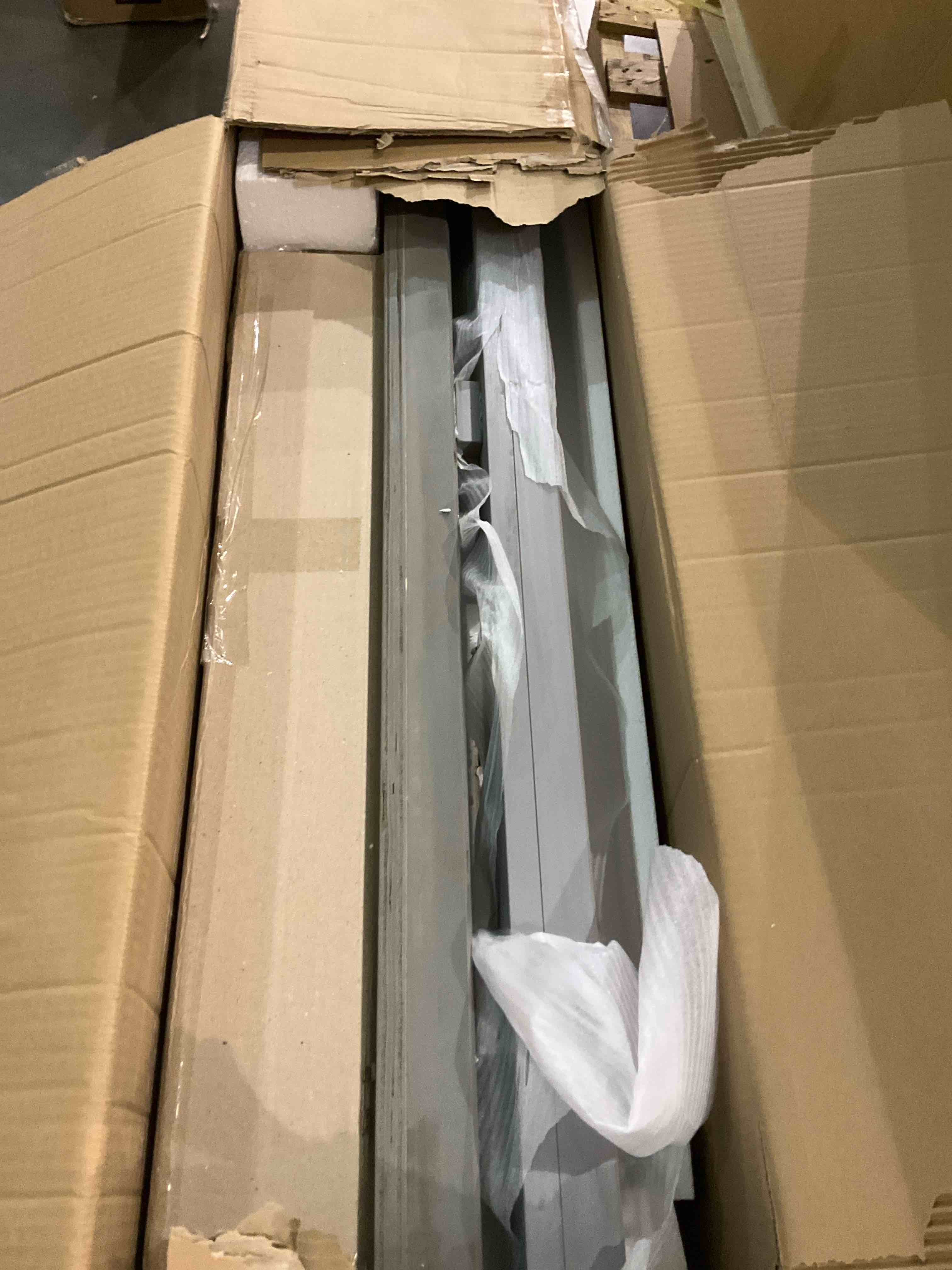 KING STORAGE FOOTBOARD/SLATS GREY/