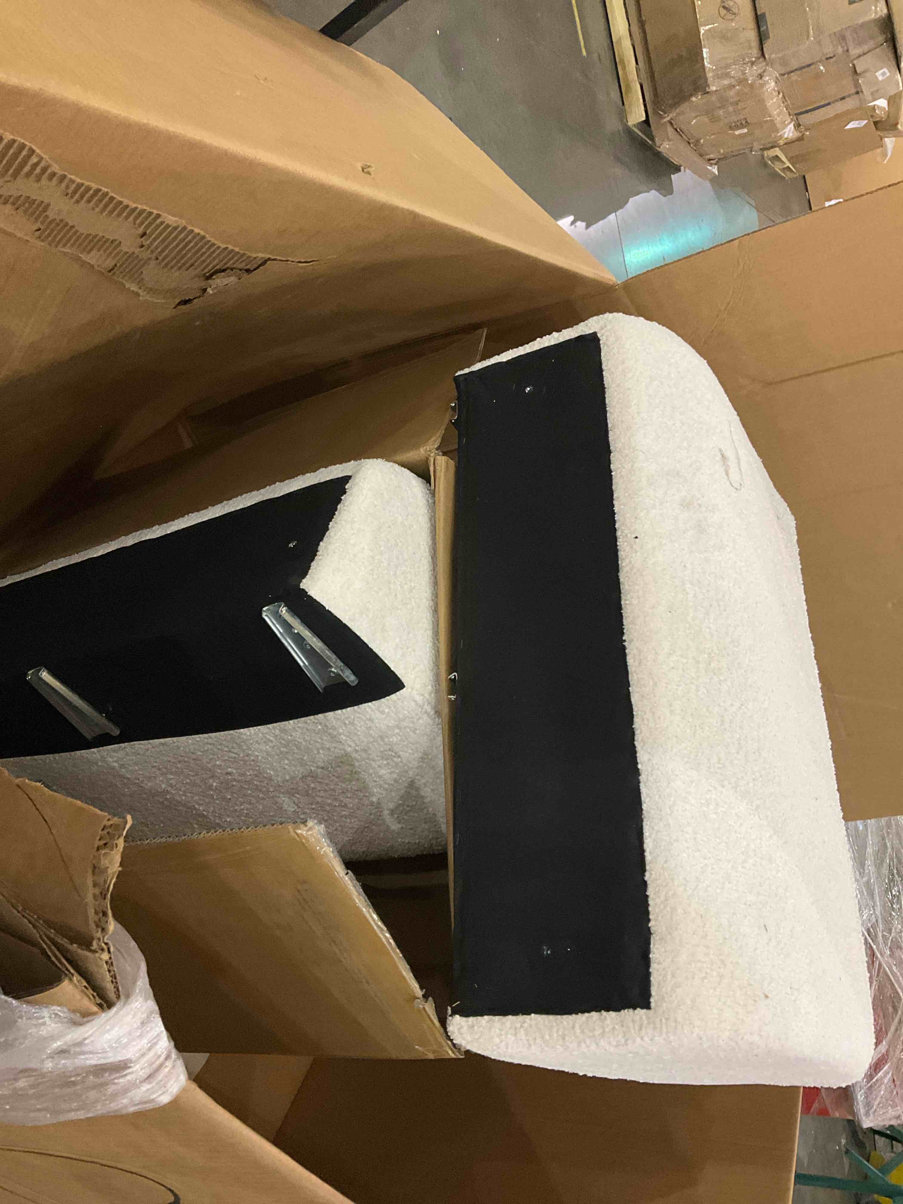 2 white cushions for couch