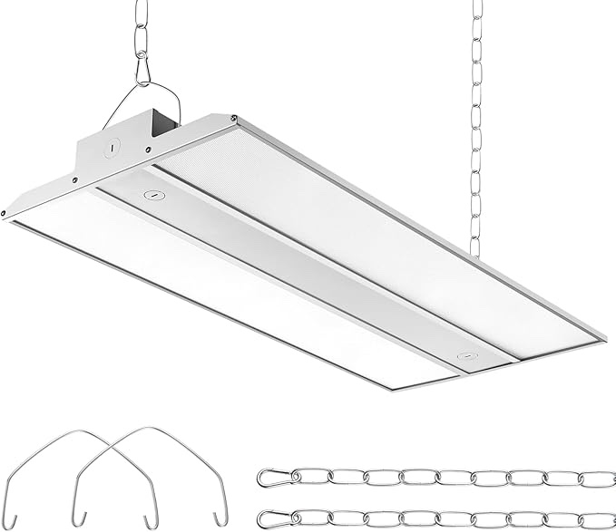 400-Watt Equivalent Dimmable Integrated LED Linear High Bay Light, 5000K Daylight, 1-pack