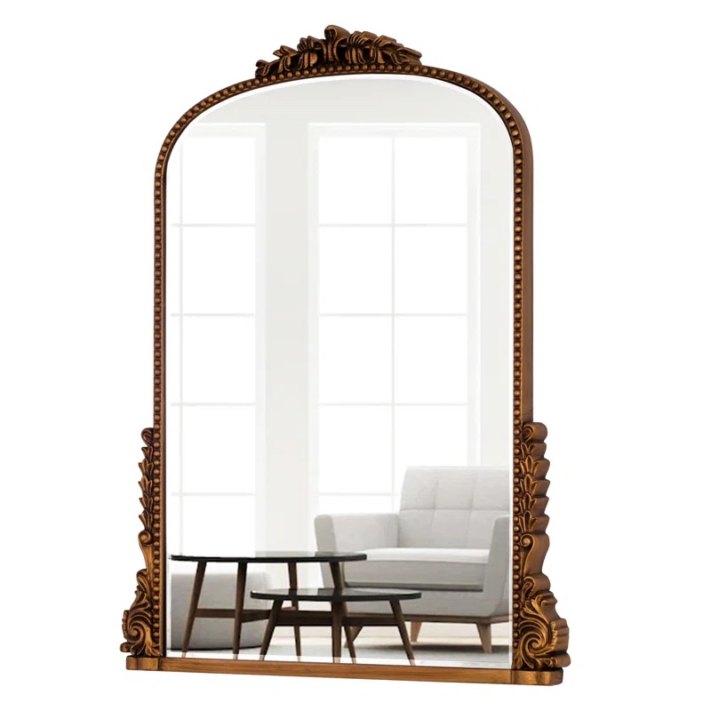 Euri Baroque Ornate Arch Wall Mirror