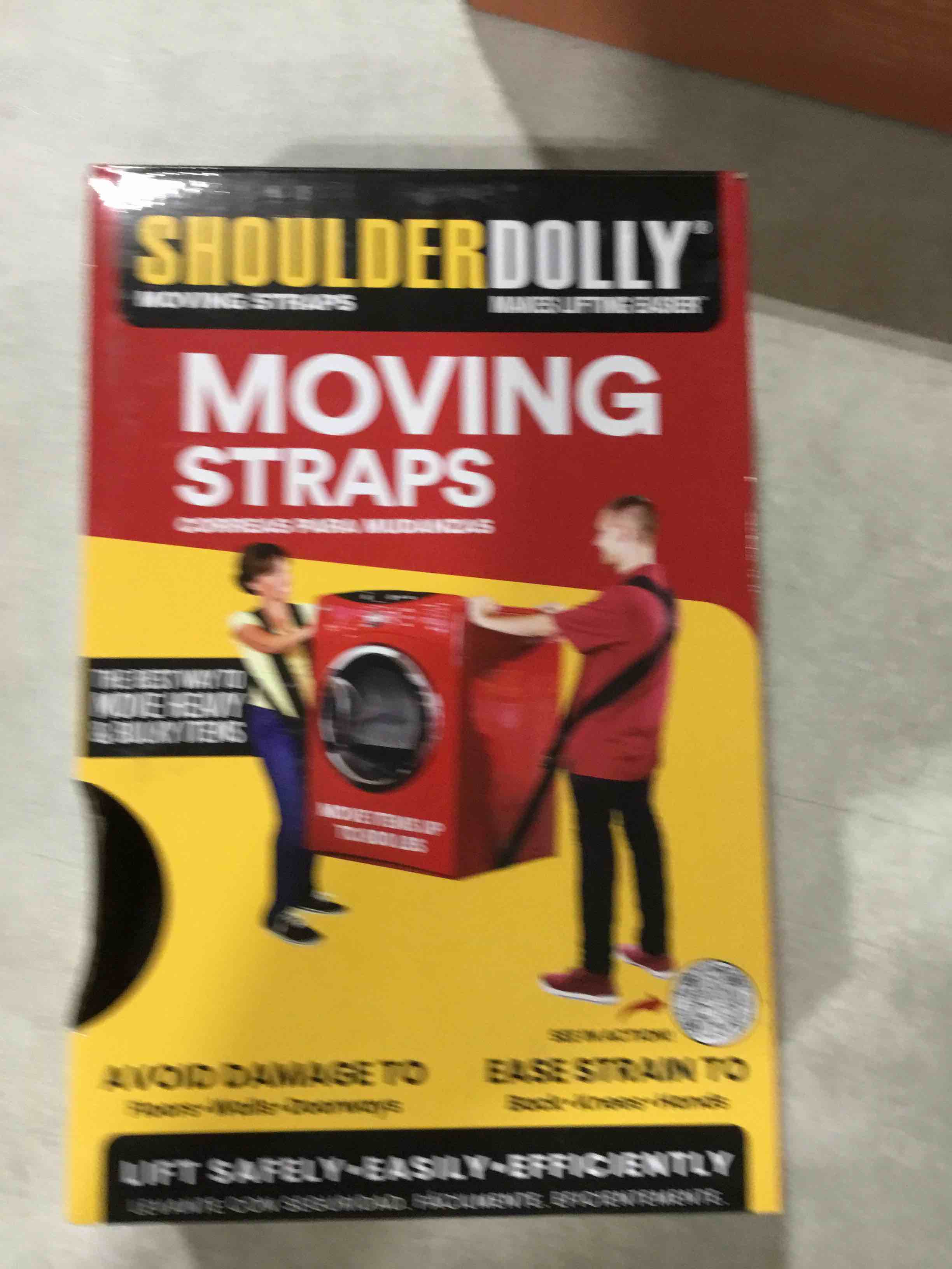 Moving Straps - Lifting Strap for 2 Movers - Move, Lift, Carry, And Secure Furniture, Appliances, Heavy, Bulky Objects Safely, Efficiently, More Easily Like The Pros - LD1000