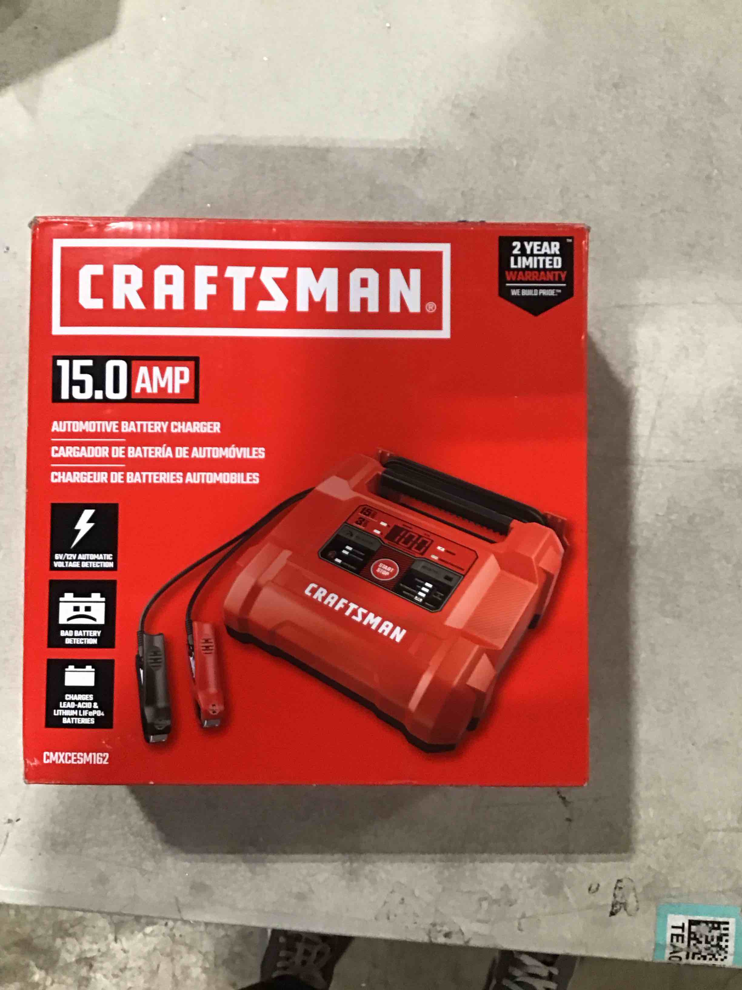 Craftsman 15.0 AMP Battery Charger 